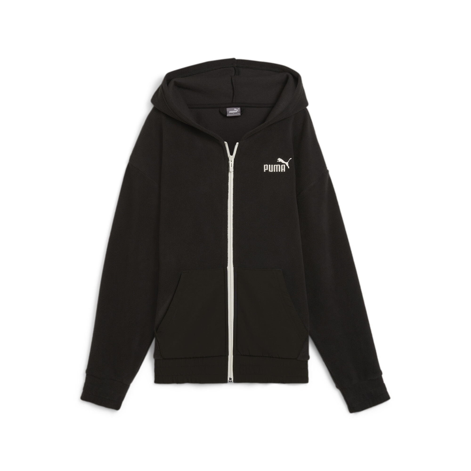 Image of PUMA Kapuzensweatshirt "ESS ELEVATED WINTERIZED FZ HOODIE", mit durchgehendem Reissverschluss, mit grosser Kängurutasche