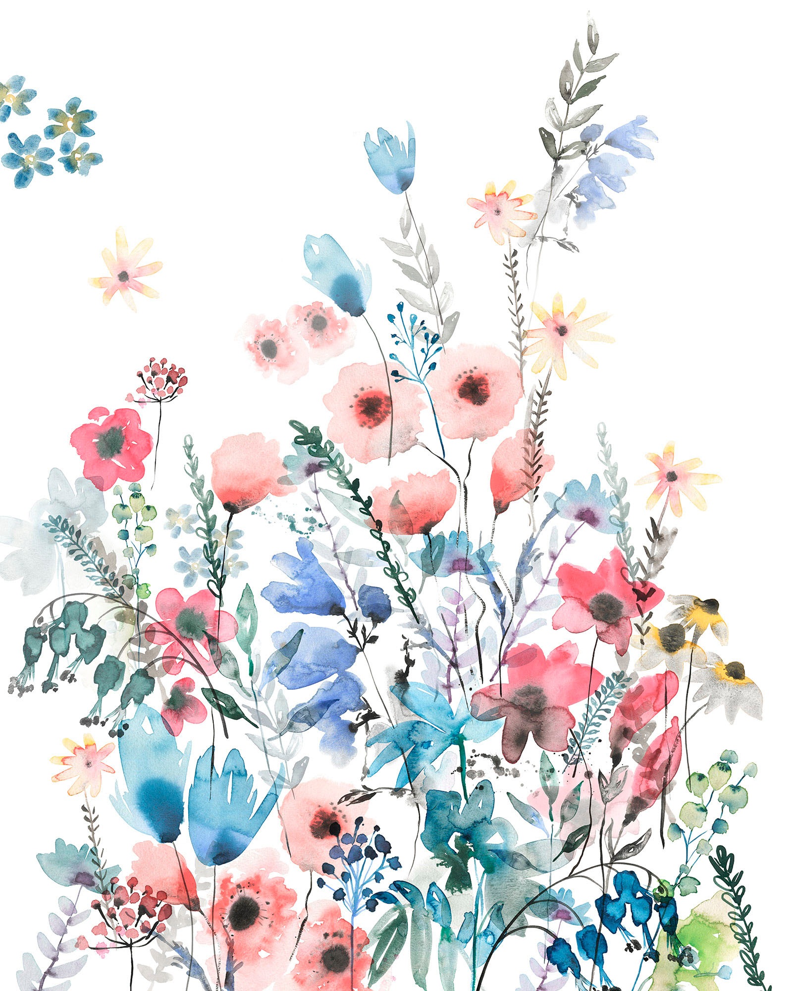 Image of Komar Fototapete »Aquitaine«, Wald-floral, Grösse: 200 x 250 cm (Breite x Höhe), Deutsches Qualitätsvlies (150 g/m²) bei Ackermann Versand Schweiz