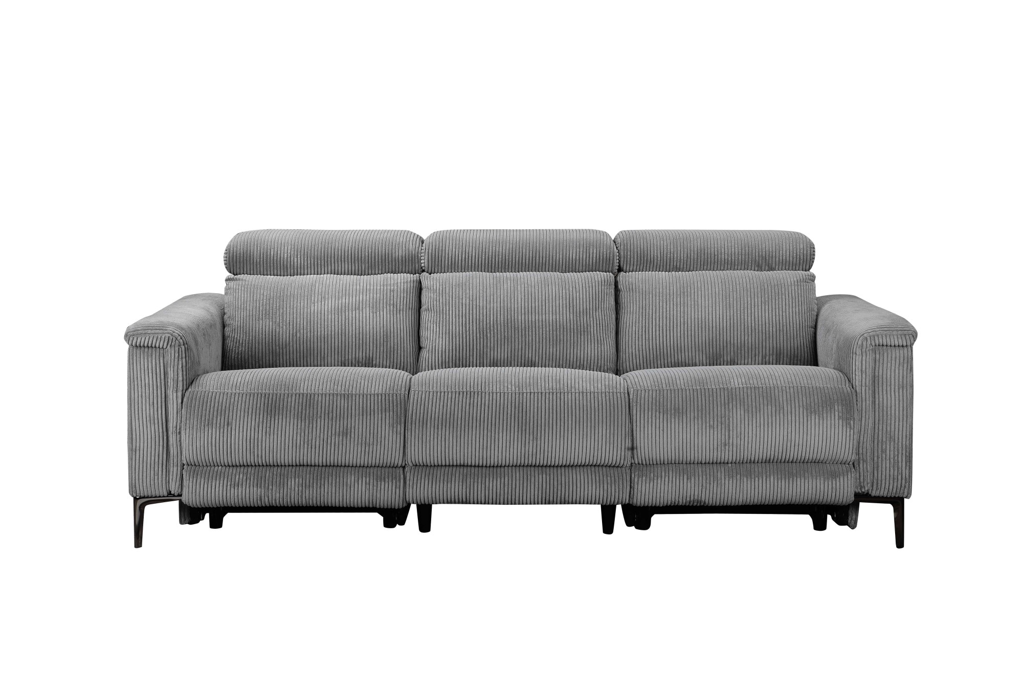 Home affaire 3-Sitzer »LUND Cord, B. 222cm, manuelle/elektrische Relaxfunktion in 2 Sitzen,« USB-C bei elektrischer Ausführung, Kopfteilverstellung