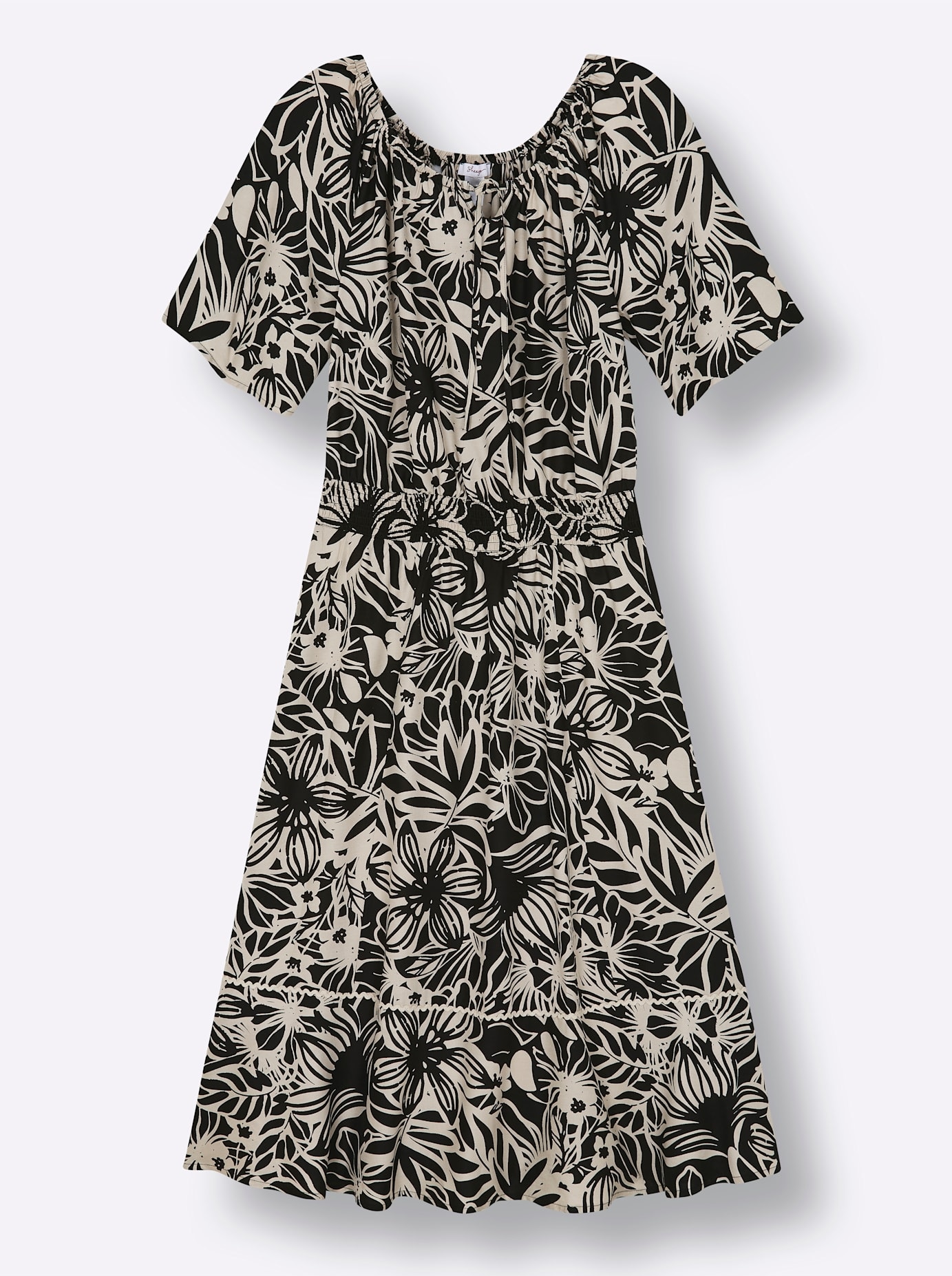 Sheego Maxi robe »Maxikleid« Sans poches