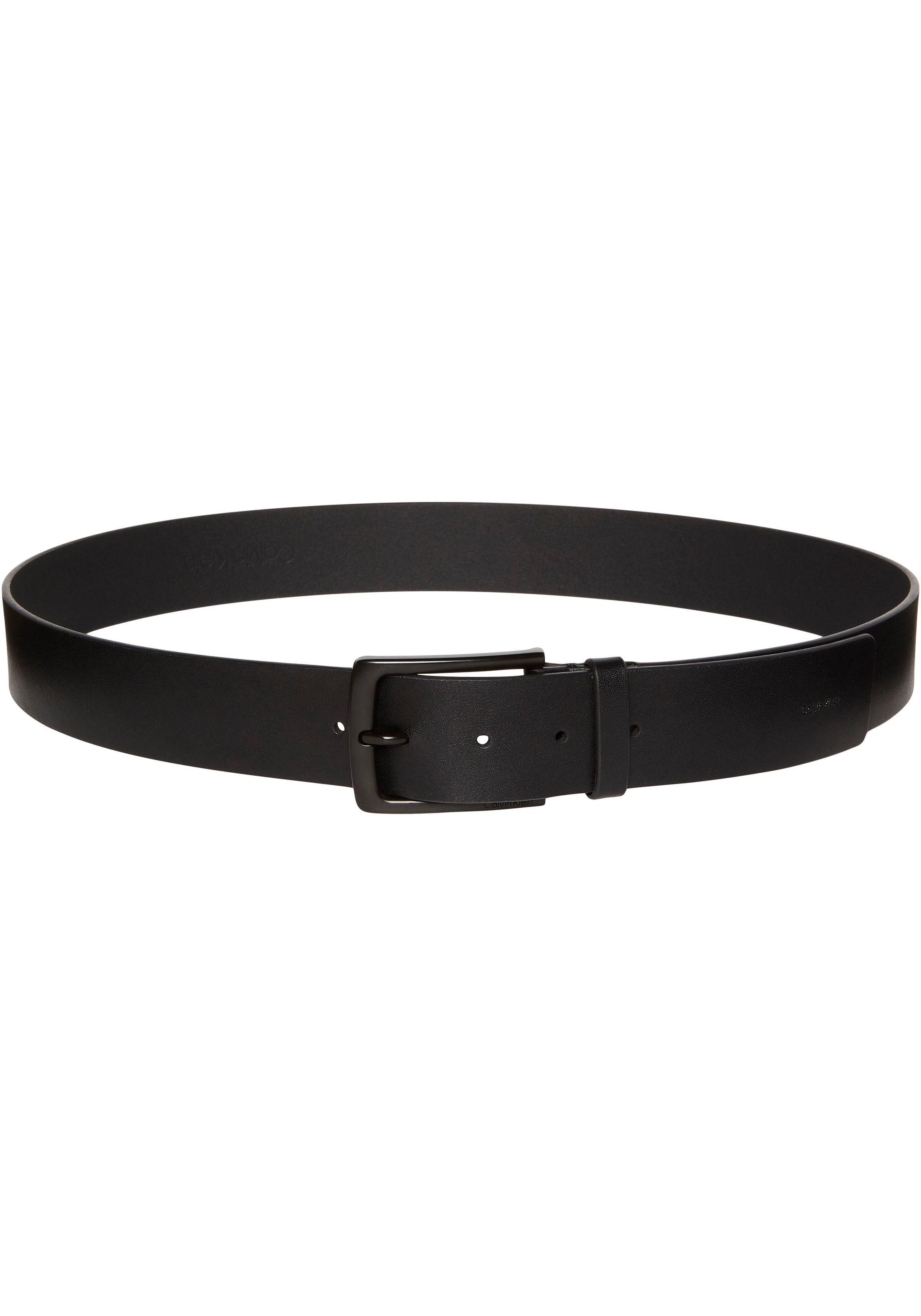 Calvin Klein Ceinture en cuir »CASUAL PIN BUCKLE SMOOTH 40MM FI« Grössenverstellbar mit Metallschliesse