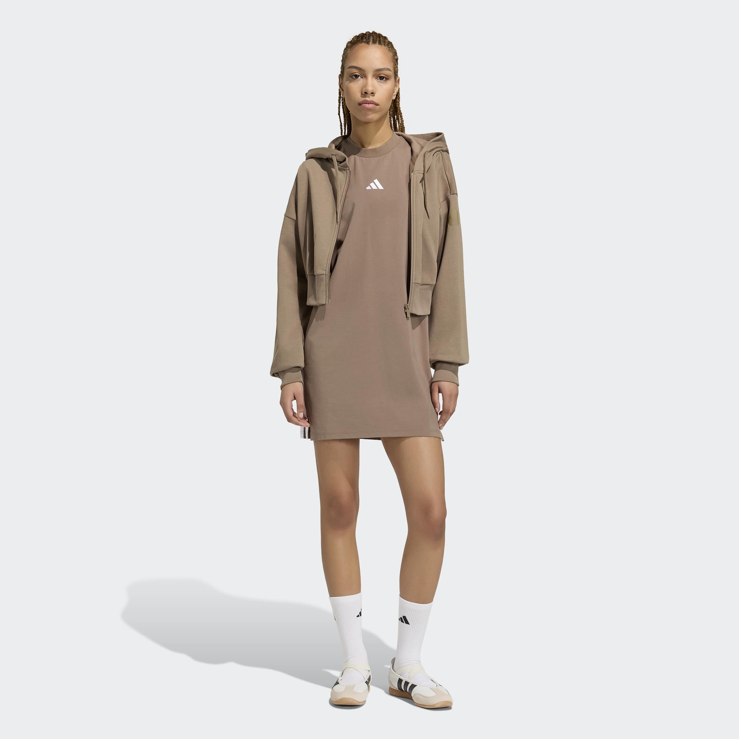Image of adidas Sportswear Shirtkleid "ESSENTIALS 3-STREIFEN"