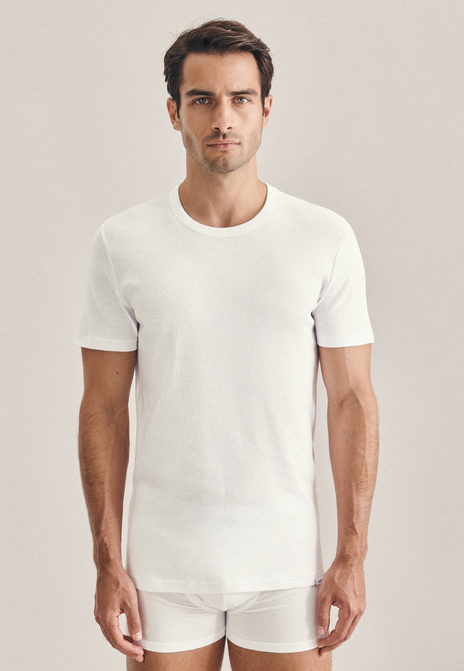 Image of seidensticker T-Shirt "Schwarze Rose" Kurzarm Uni