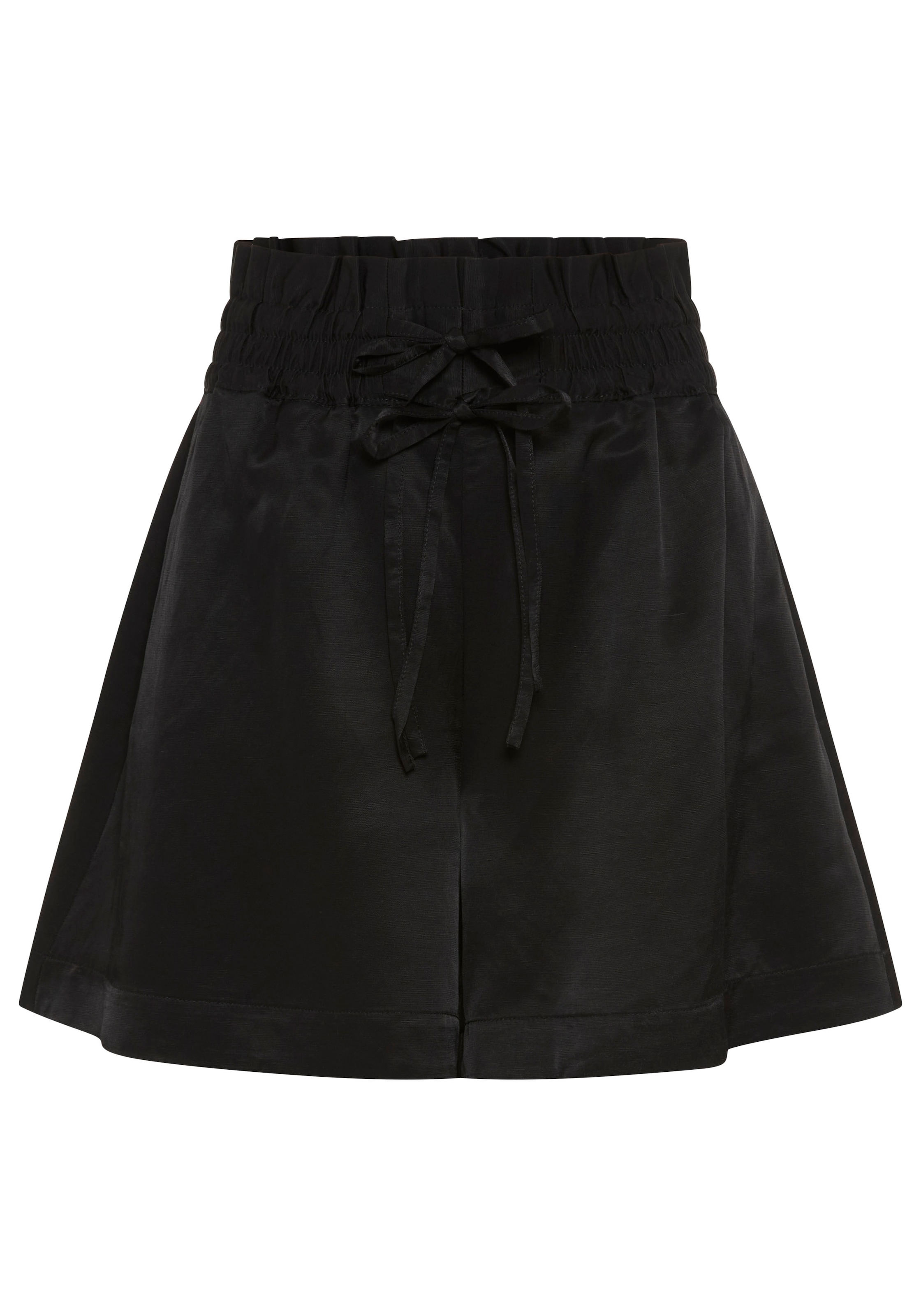 BOSS ORANGE Shorts »Tacolina Premium Damenmode«  High Waist mit doppeltem Bindeband, Paperbag-Look