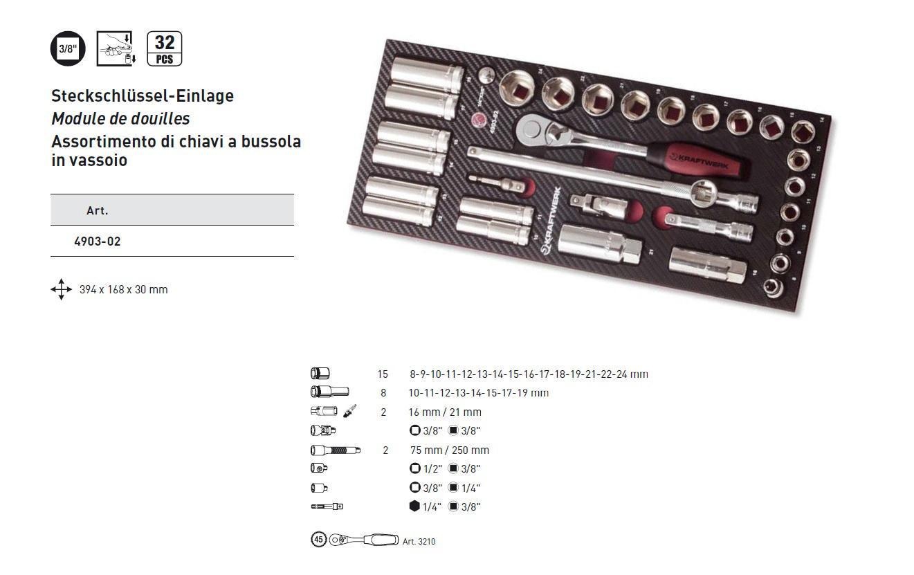 Kraftwerk Steckschlüssel »EVA3« (32tlg.)«