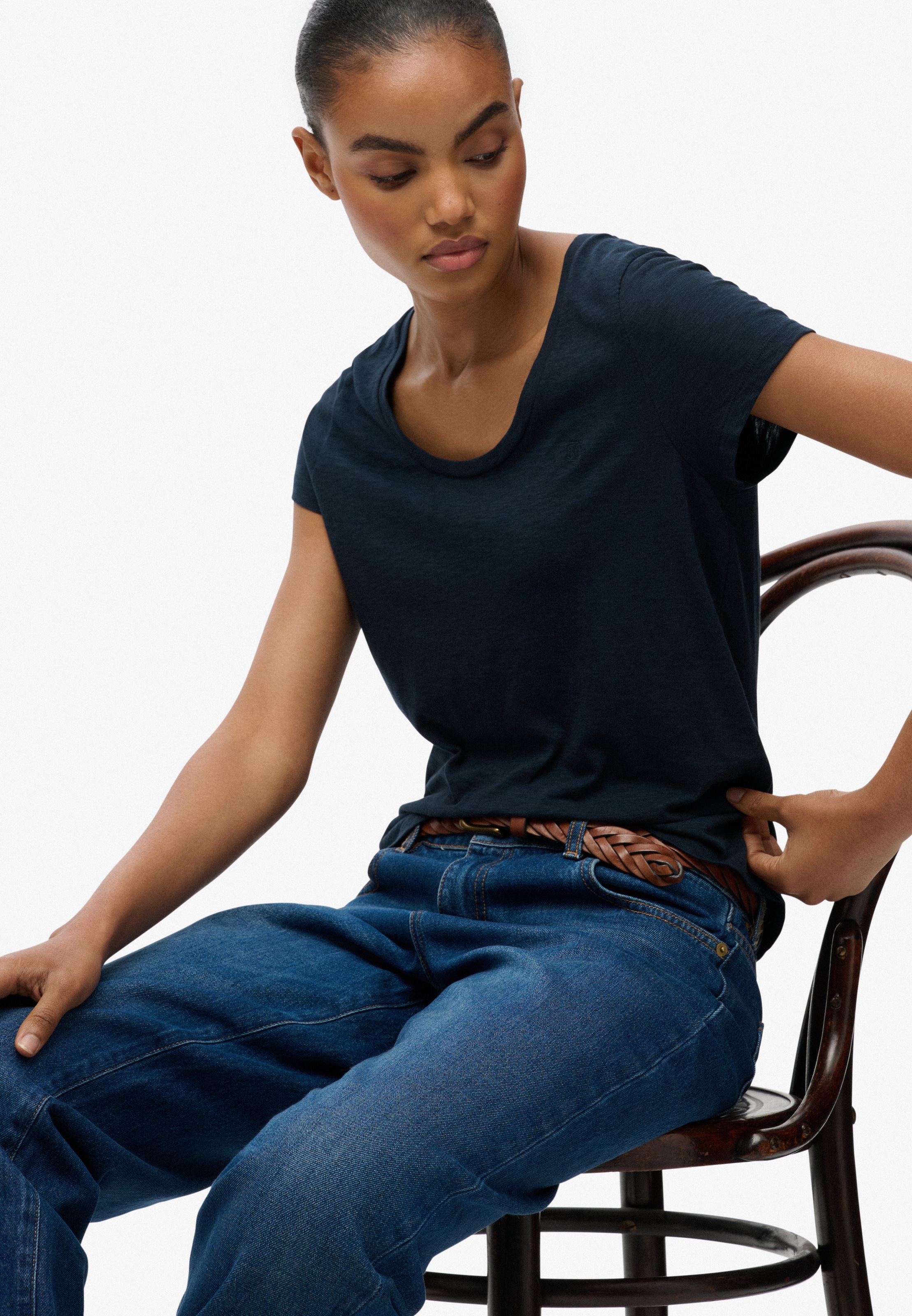 Superdry T-Shirt »STUDIOS SCOOP NECK TEE«