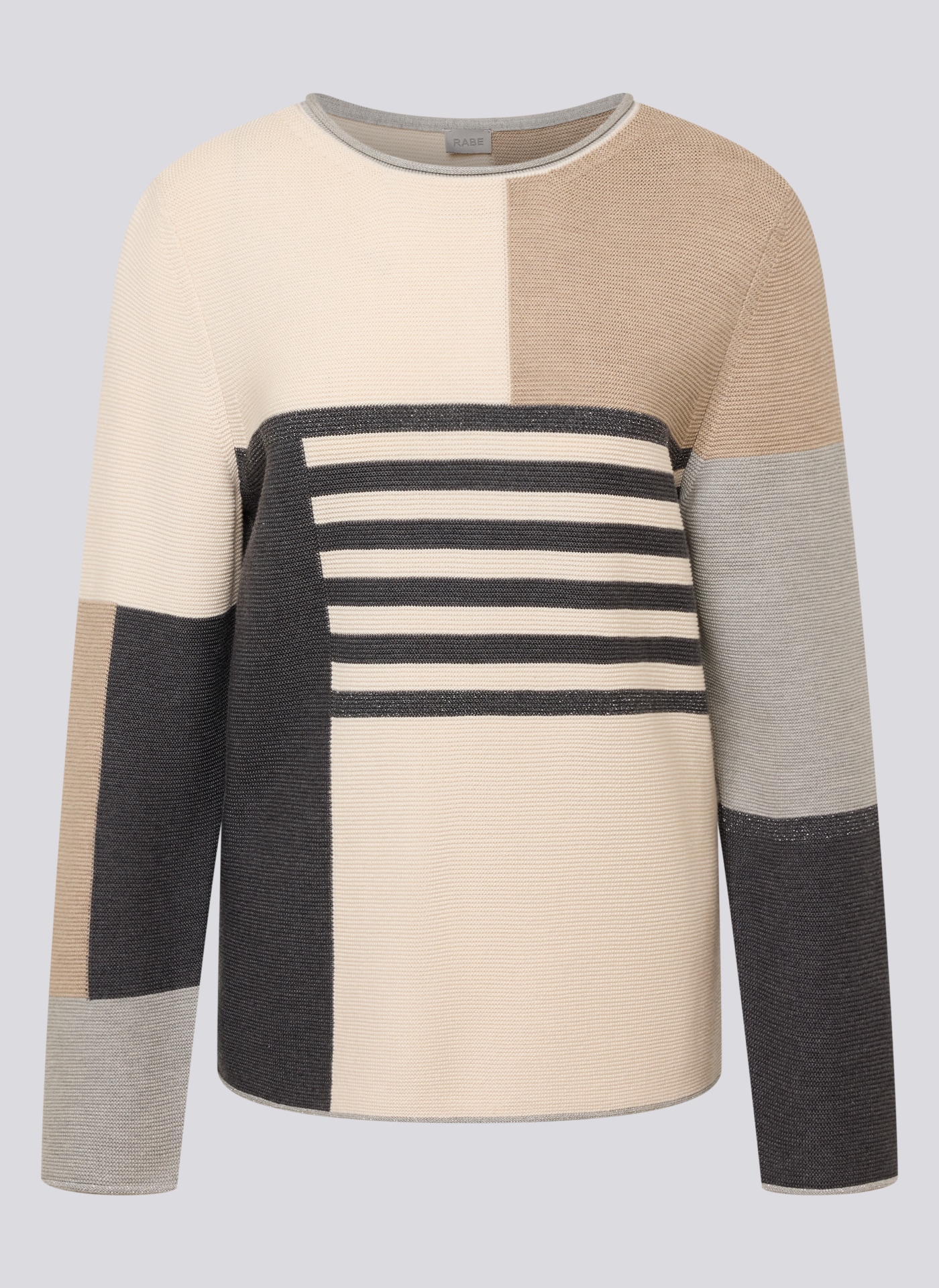 Rabe Pull en tricot im Colorblocking-Look