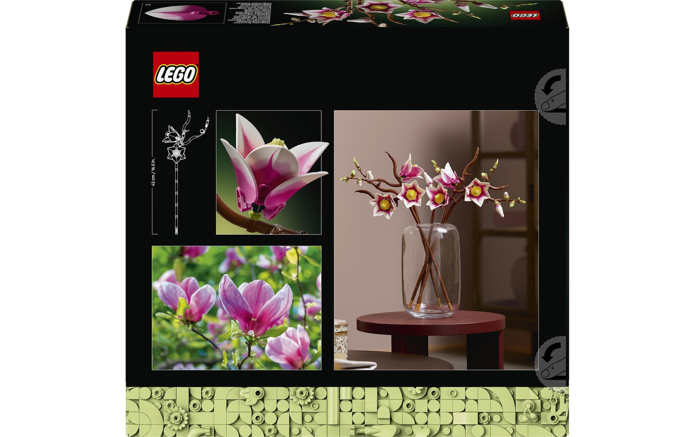 LEGO® Konstruktionsspielsteine »Magnolienzweige (11510), LEGO Botanicals«