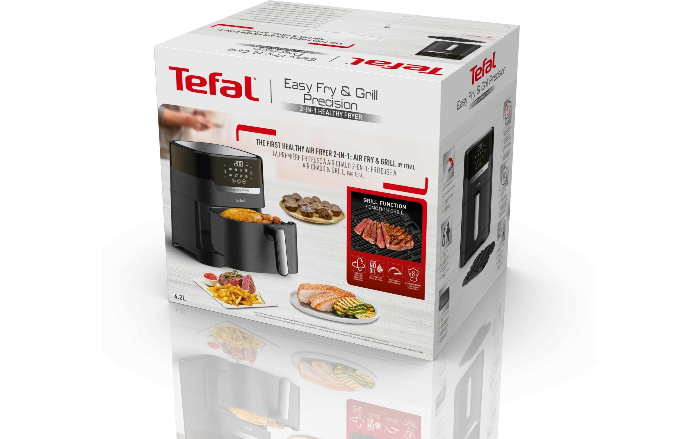 Tefal Heissluftfritteuse »Easy Fry & Grill Precision EY5058«, 1550 W