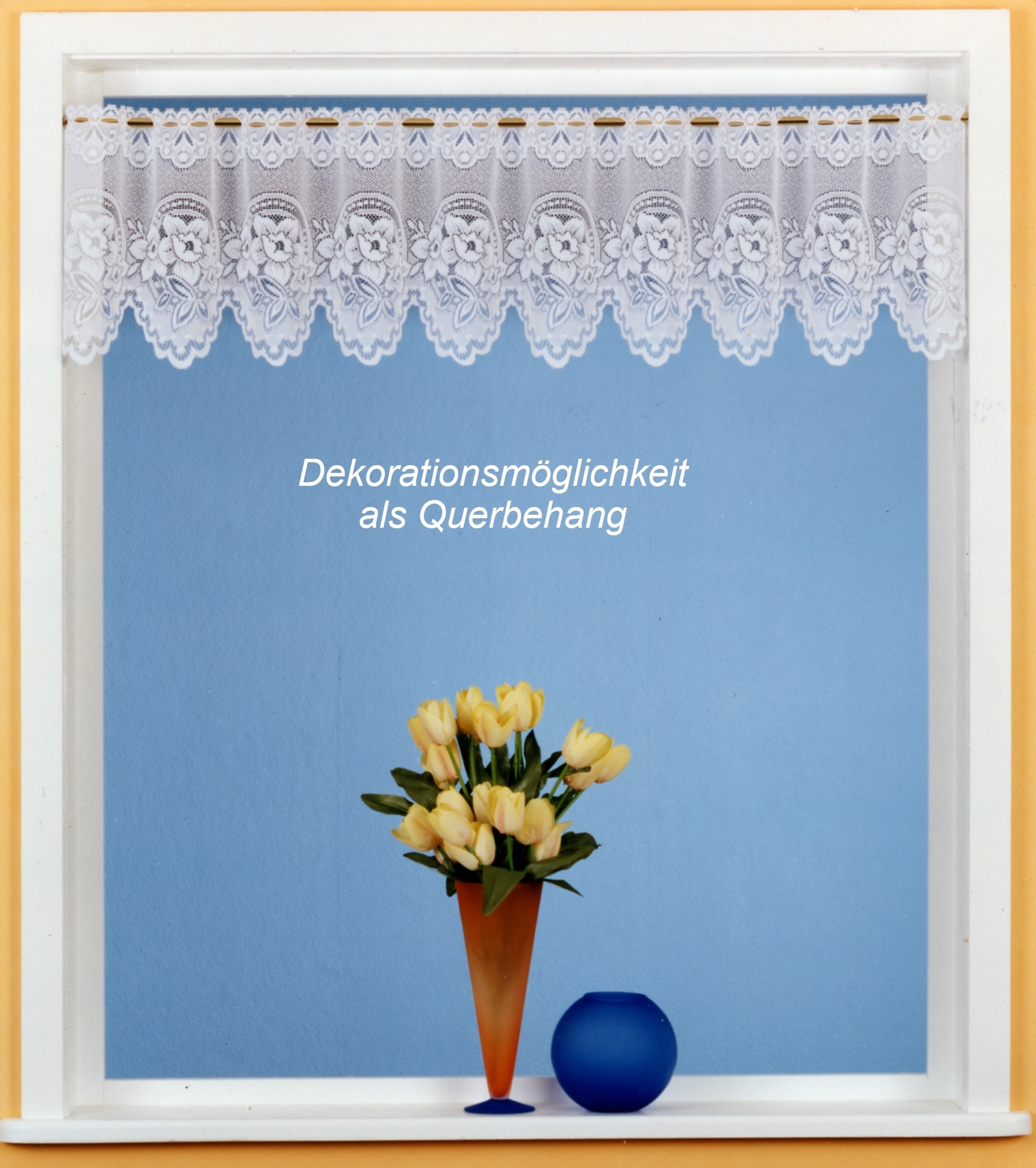 Weckbrodt Scheibengardine »Ella« Stangendurchzug 1 Stk. tlg. Bistro, Gardine, Store, floral