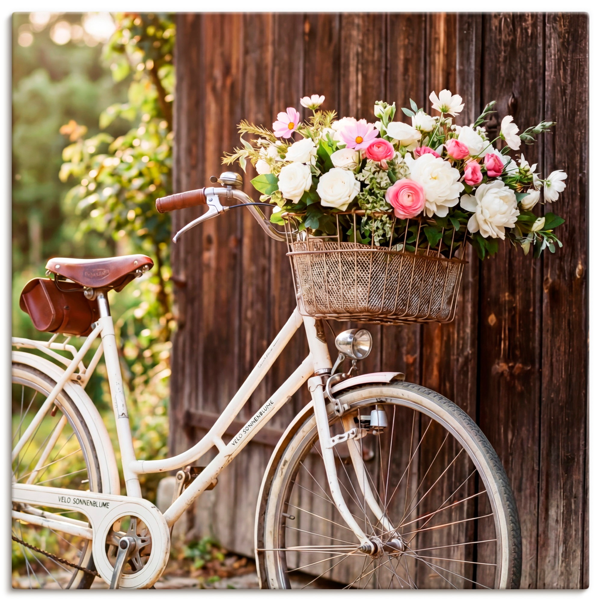 Image of GOODproduct Wandbild "Fahrrad Nostalgie I" Fahrräder 1 Stk. tlg. in verschiedenen Grössen