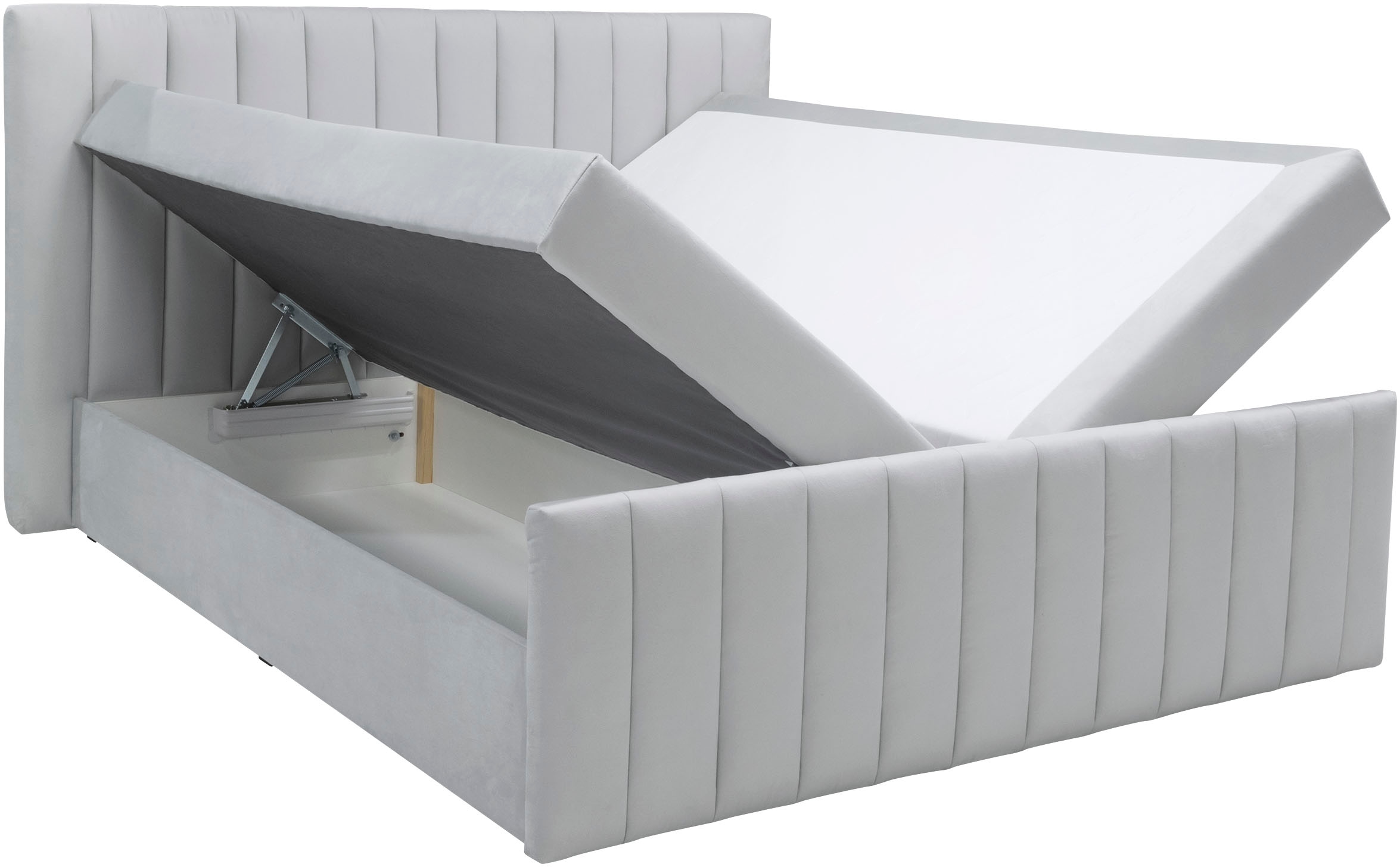 INOSIGN Boxbett »Effy inkl. Bettkasten und Topper, erhältlich in der Breite 180x200cm« verschiedene Härtegrade wählbar