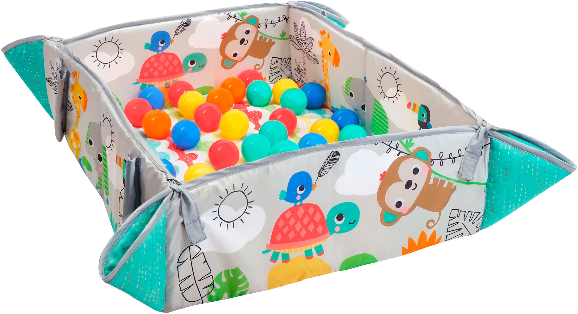 Bright Starts Arche de jeu »5-in-1 Your Way Ball Play™ Activity Gym & Ball Pit - Totally Tropical™« mit Licht und Sound