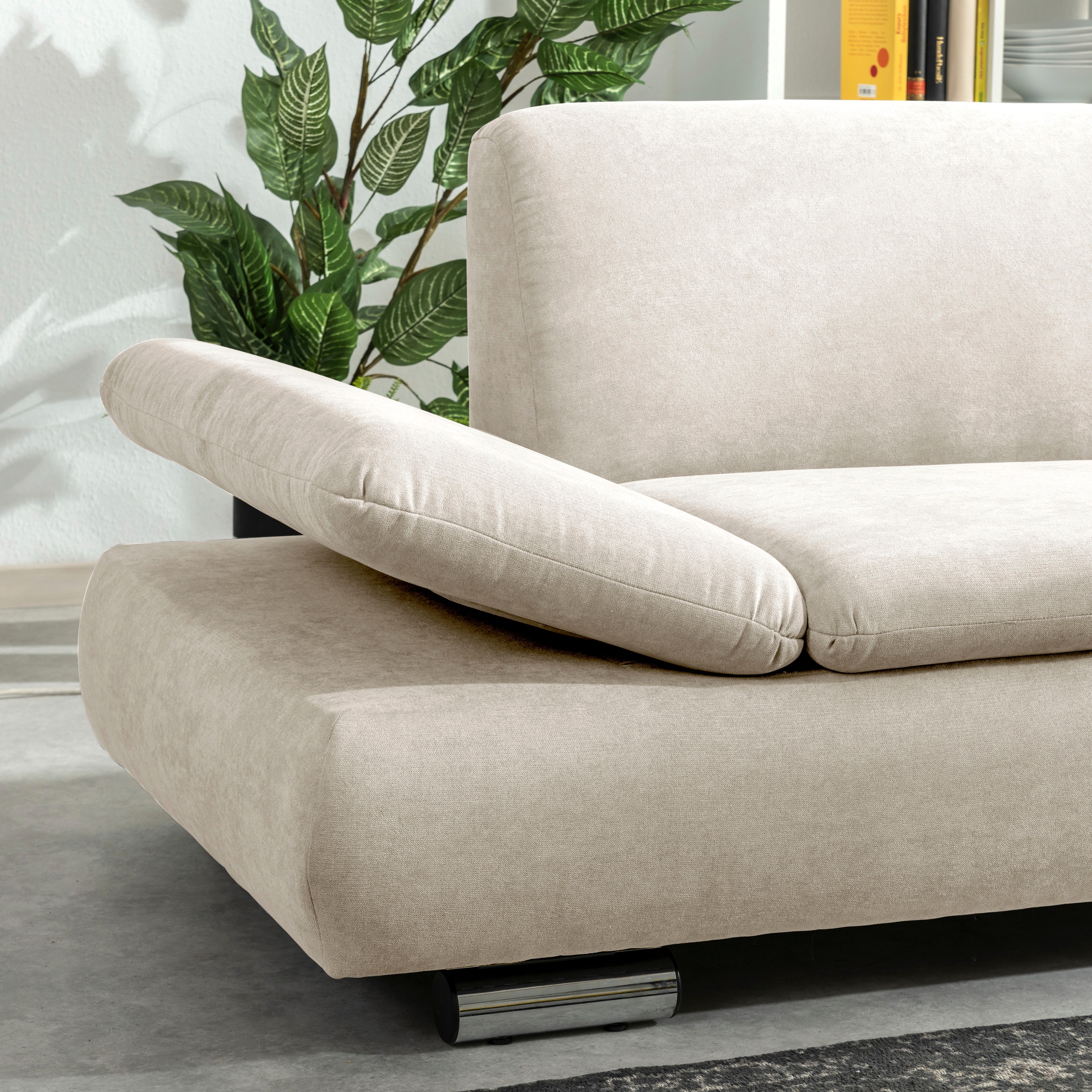 Max Winzer® Ecksofa »Toulouse modern und bequem, aktuelles Design, hoher Sitzkomfort«, mit klappbaren Armlehnen, Breite 271 cm