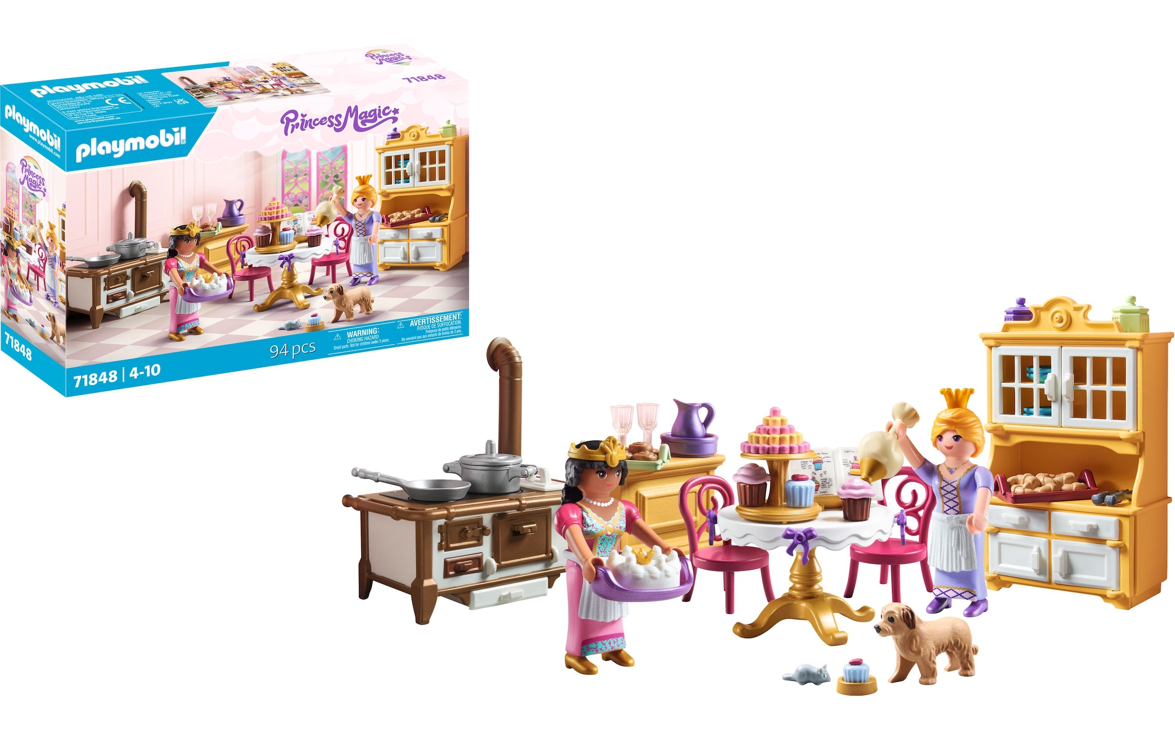 Playmobil® Spielbausteine »Princess Magic Königliche Küche 71848«, (94 St.)