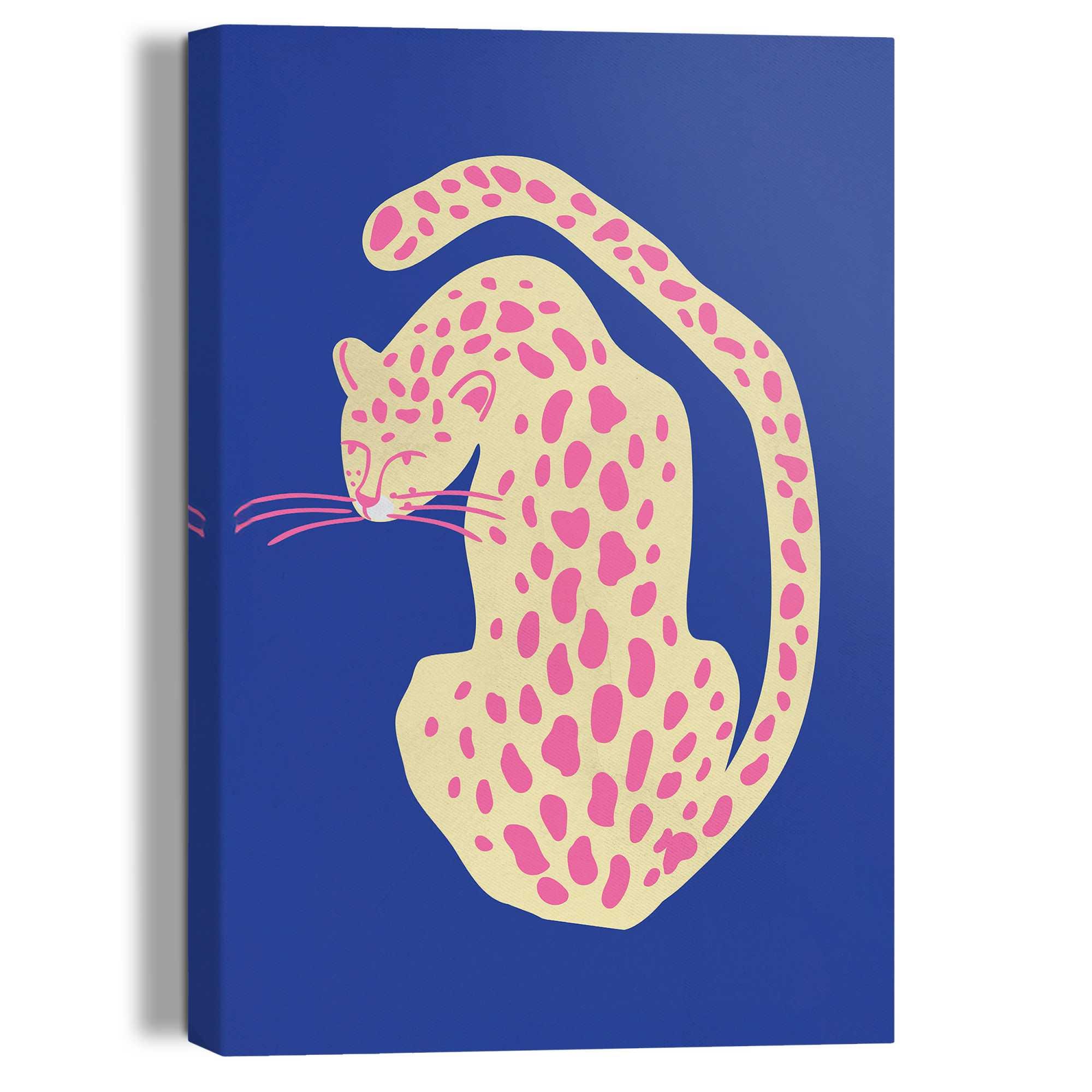 Reinders! Tableau sur toile »Blue Pink Cat«