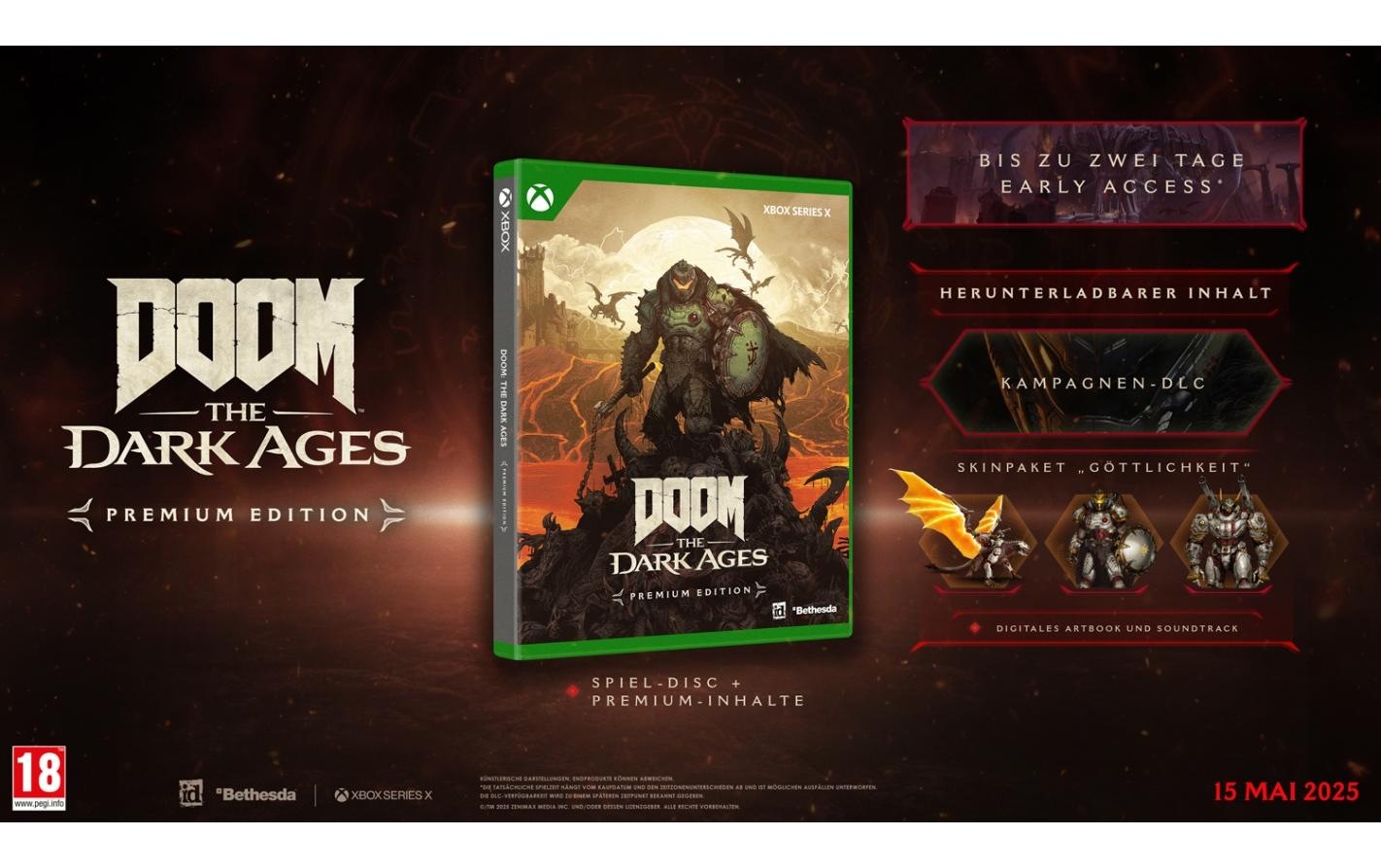 Spielesoftware »GAME DOOM: The Dark Ages – Premium Edition«, Xbox Series X