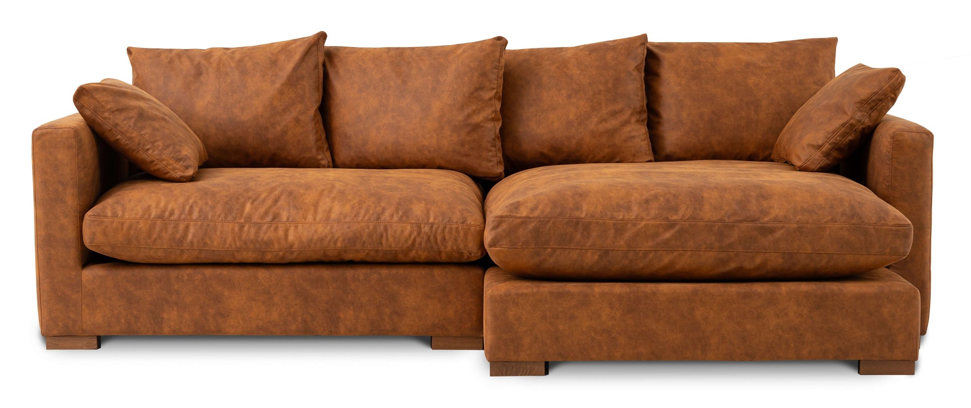 Home affaire Ecksofa »Coray« Breite 266 cm, extra weich und kuschelig, mit Federn und Daunen