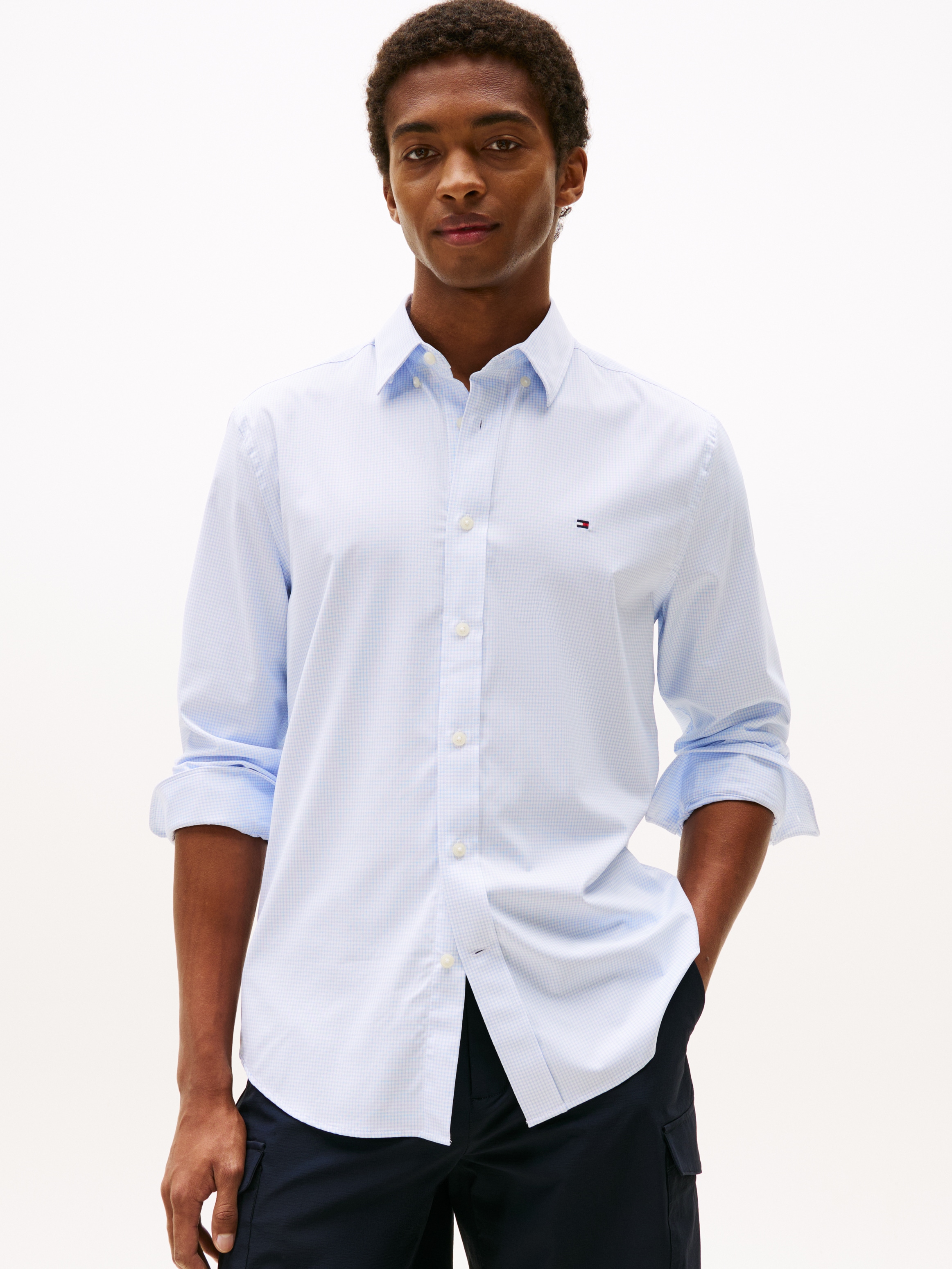 Image of Tommy Hilfiger Langarmhemd "PERFORMANCE CHECK Regular Fit SHIRT"