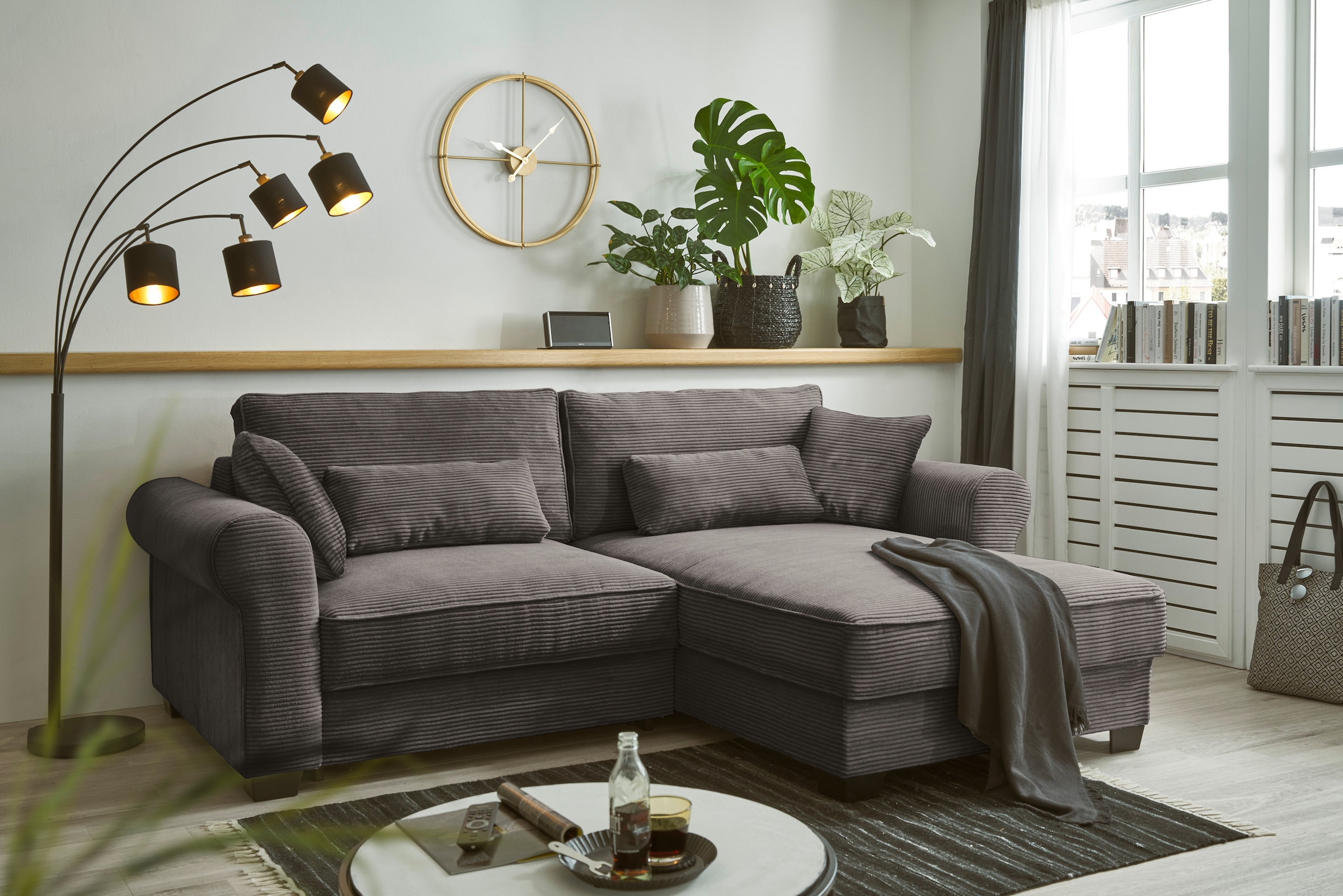 ED EXCITING DESIGN 2-Sitzer »Angelina«, frei im Raum stellbar, mit Bettkasten, mit Schlaffunktion