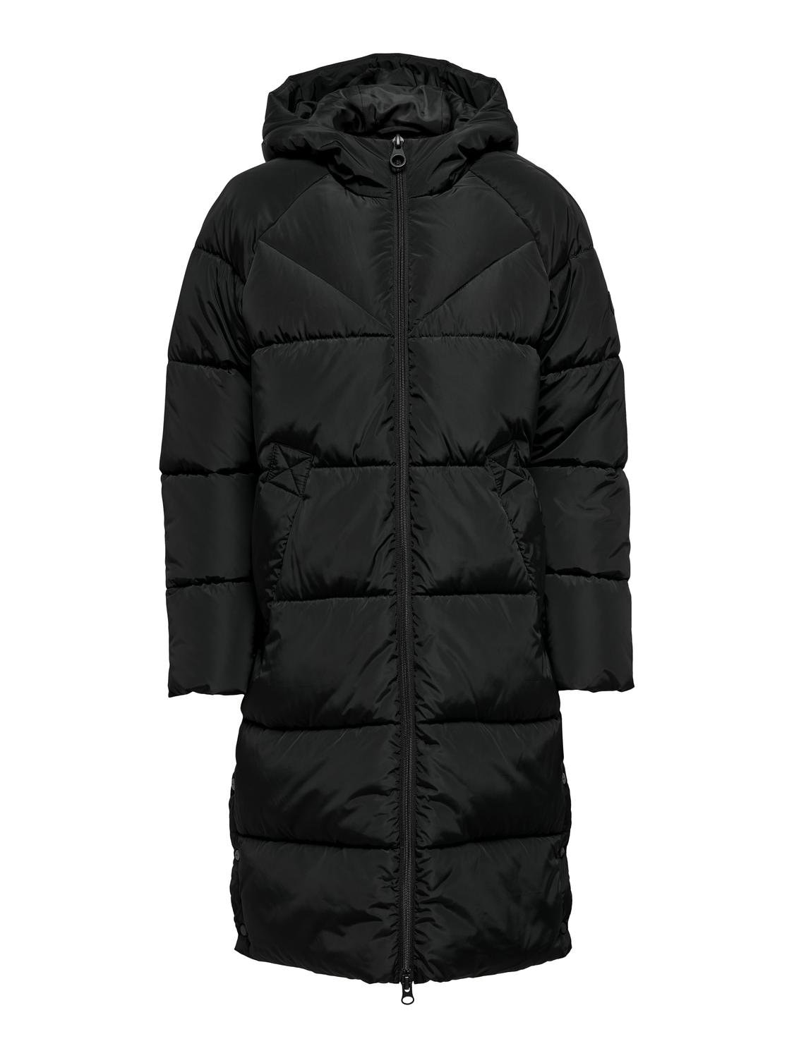 ONLY Steppmantel »ONLAMAND LONG PUFFER COAT CS OTW«, mit Kapuze und praktischem 2-Wege Reissverschluss