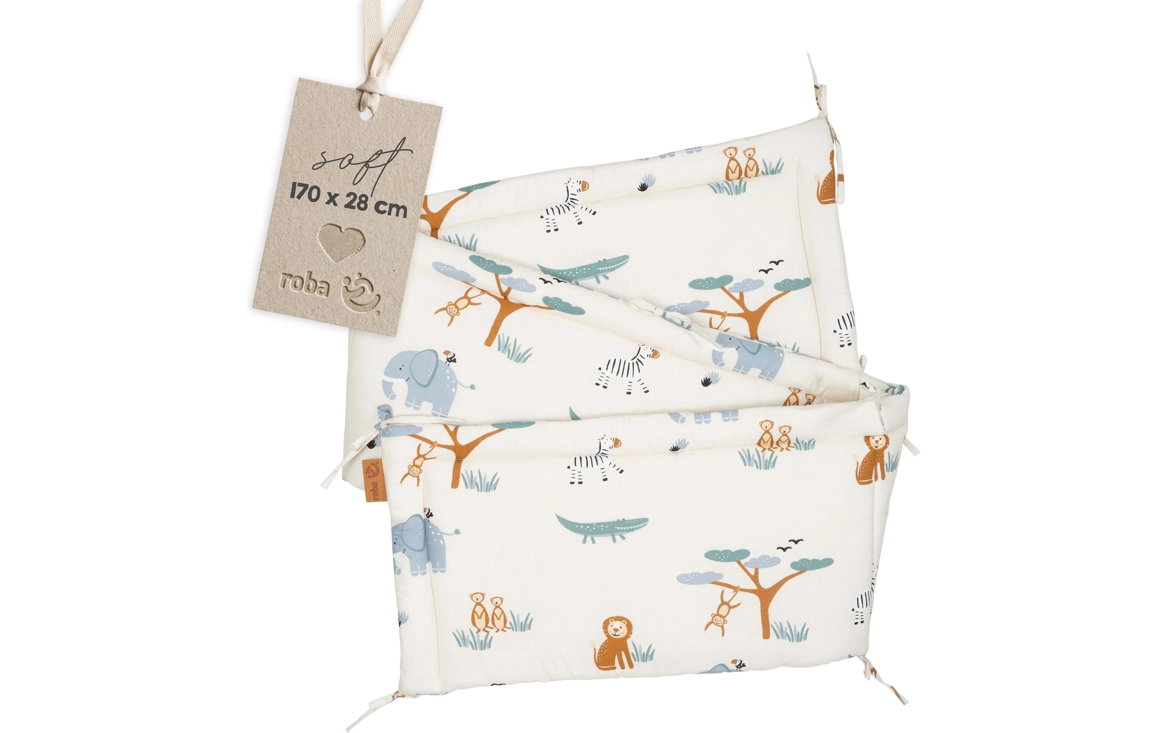 roba® Tour de lit »Savanna Friends 170 x 28 cm«