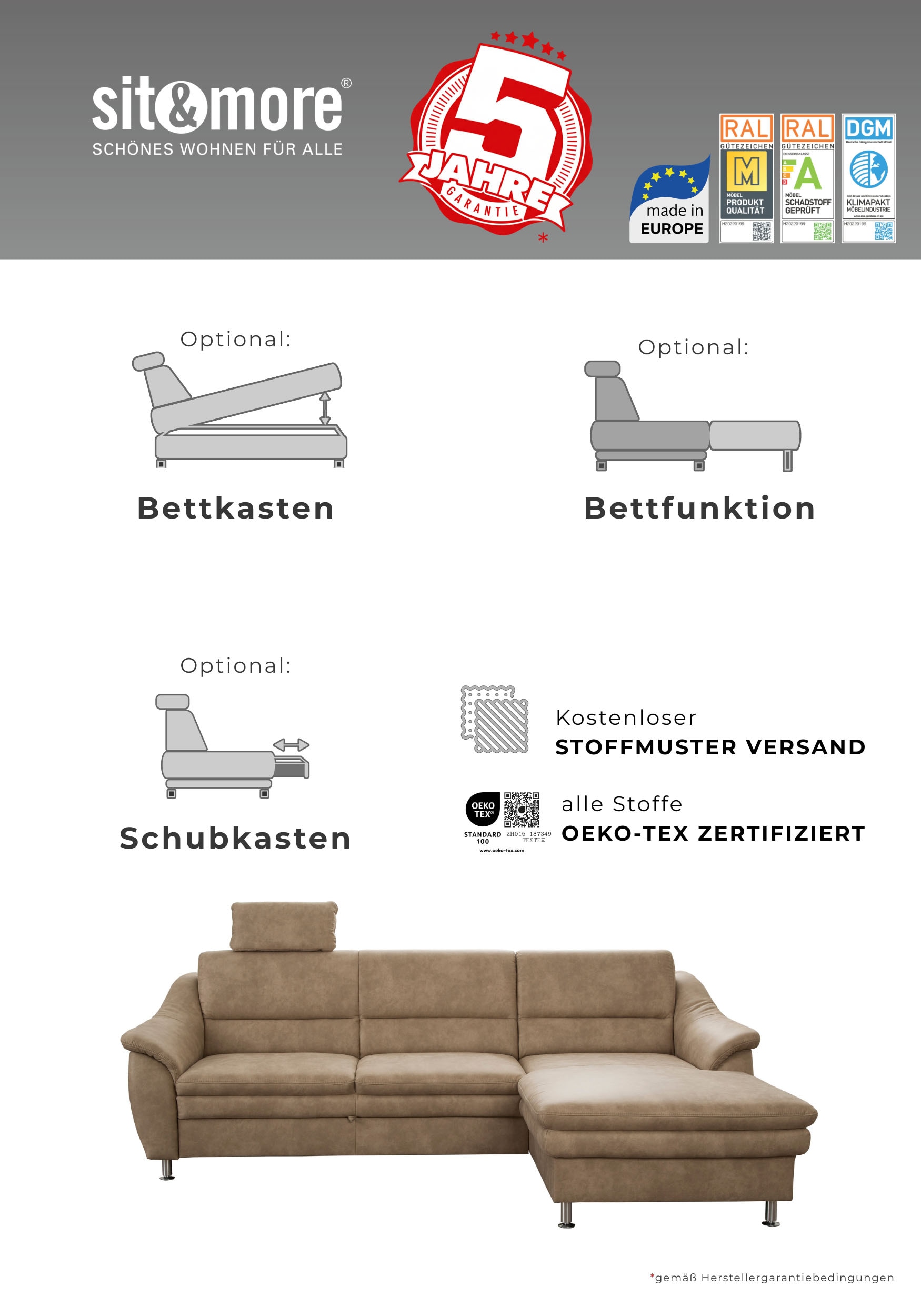 sit&more Kopfstütze »Cardoso«
