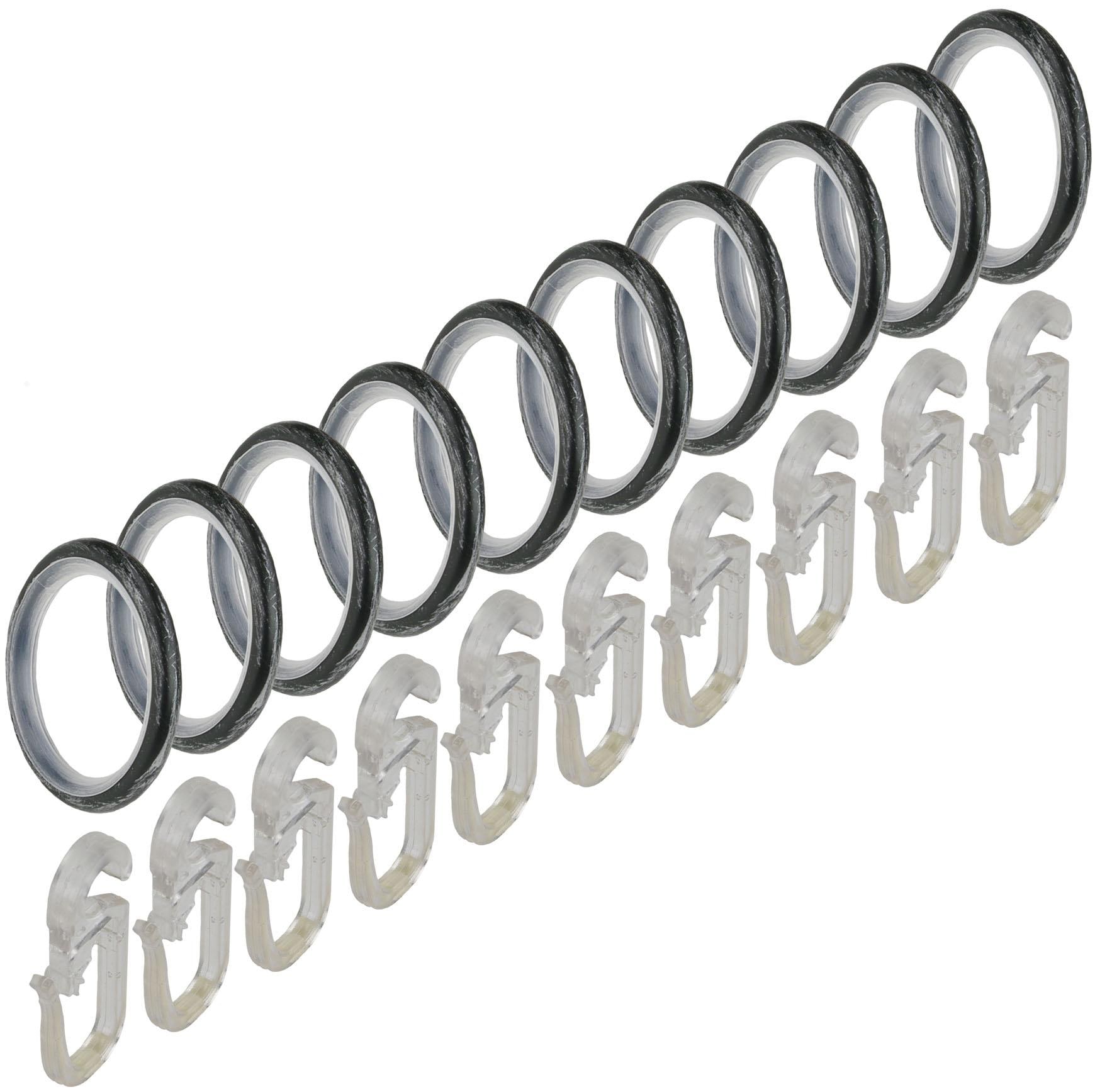 Liedeco Gardinenstange »Esp Spitze«, 2 läufig-läufig, Fixmass, 2-läufig im Fixmass Ø 16 mm