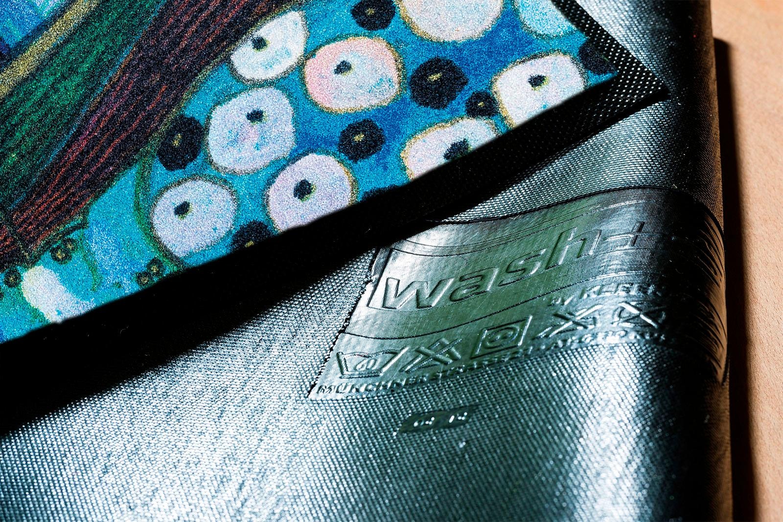wash+dry by Kleen-Tex Fussmatte »Stadt in Blau«, rechteckig, 7 mm Höhe, Schmutzfangmatte, rutschhemmend, waschbar