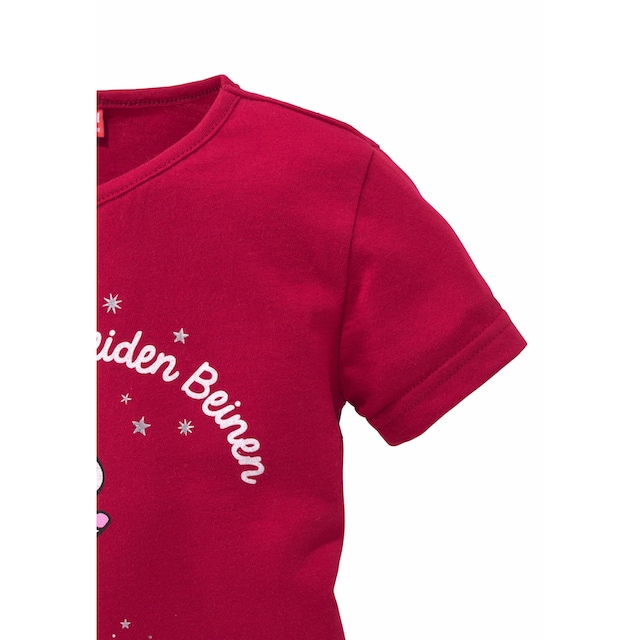 Modische KIDSWORLD T-Shirt »für kleine Mädchen«, Druck \