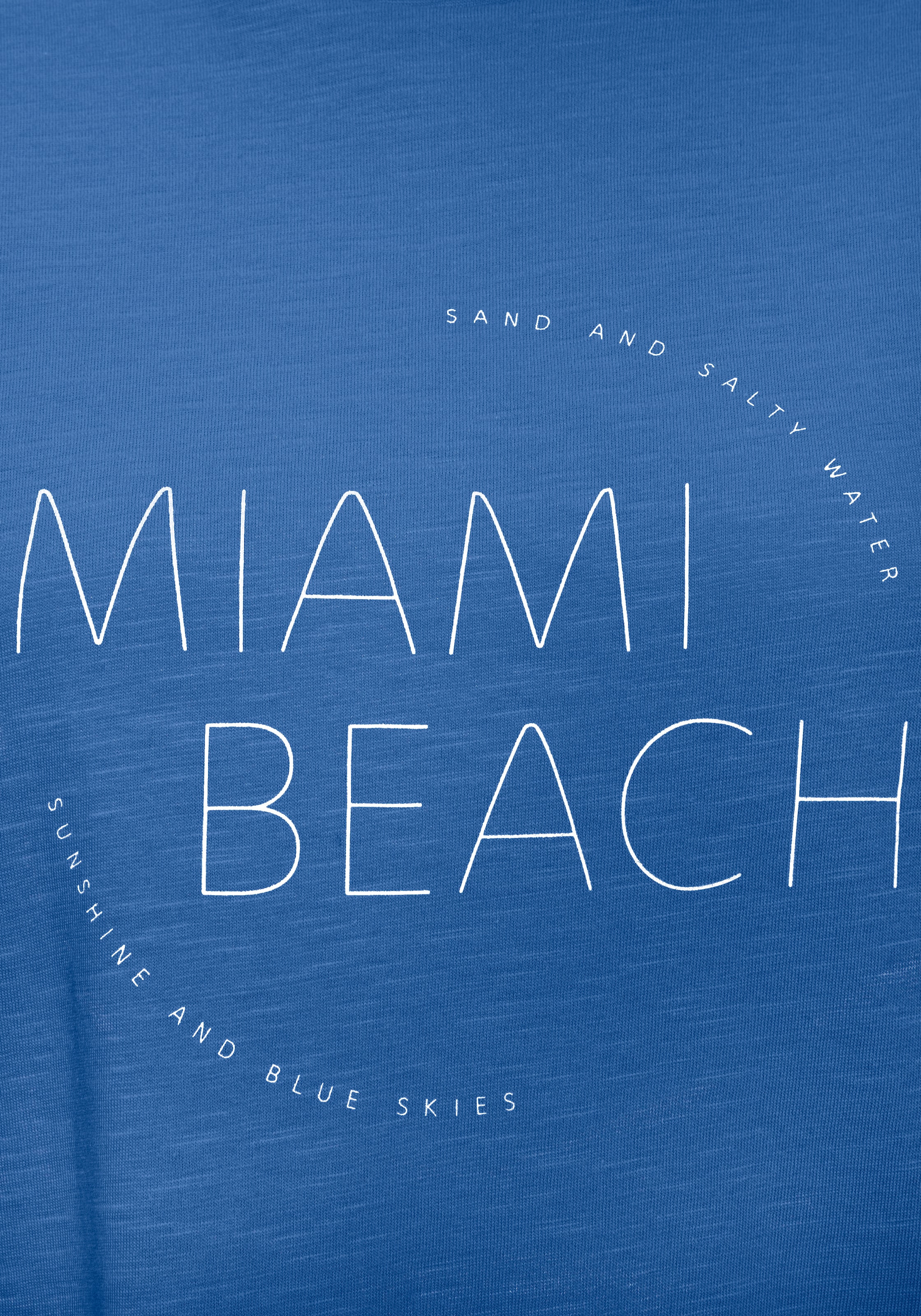 Vivance T-Shirt »mit modischem Frontprint«, (2er-Pack), aus weicher Baumwoll-Qualität