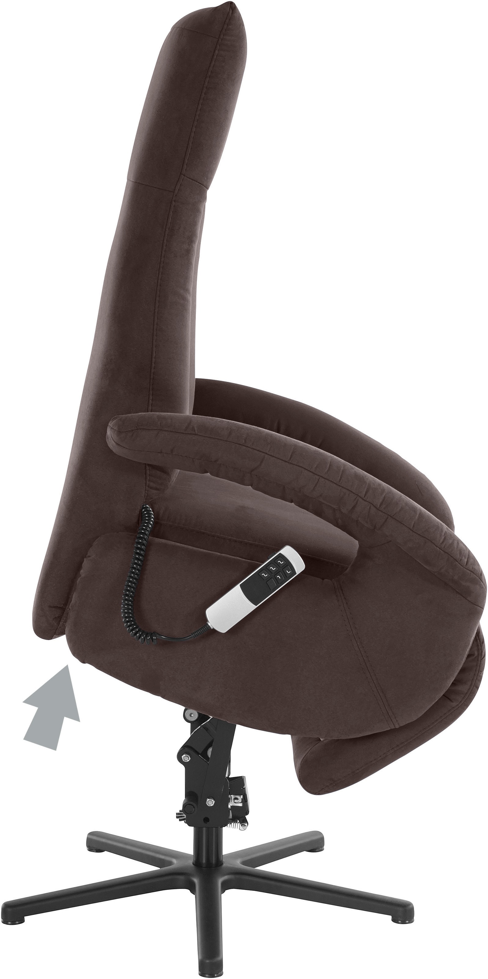 sit&more Fauteuil TV »Tycoon« wahlweise manuell, mit zwei Motoren oder mit Akku oder mit 2 Motoren