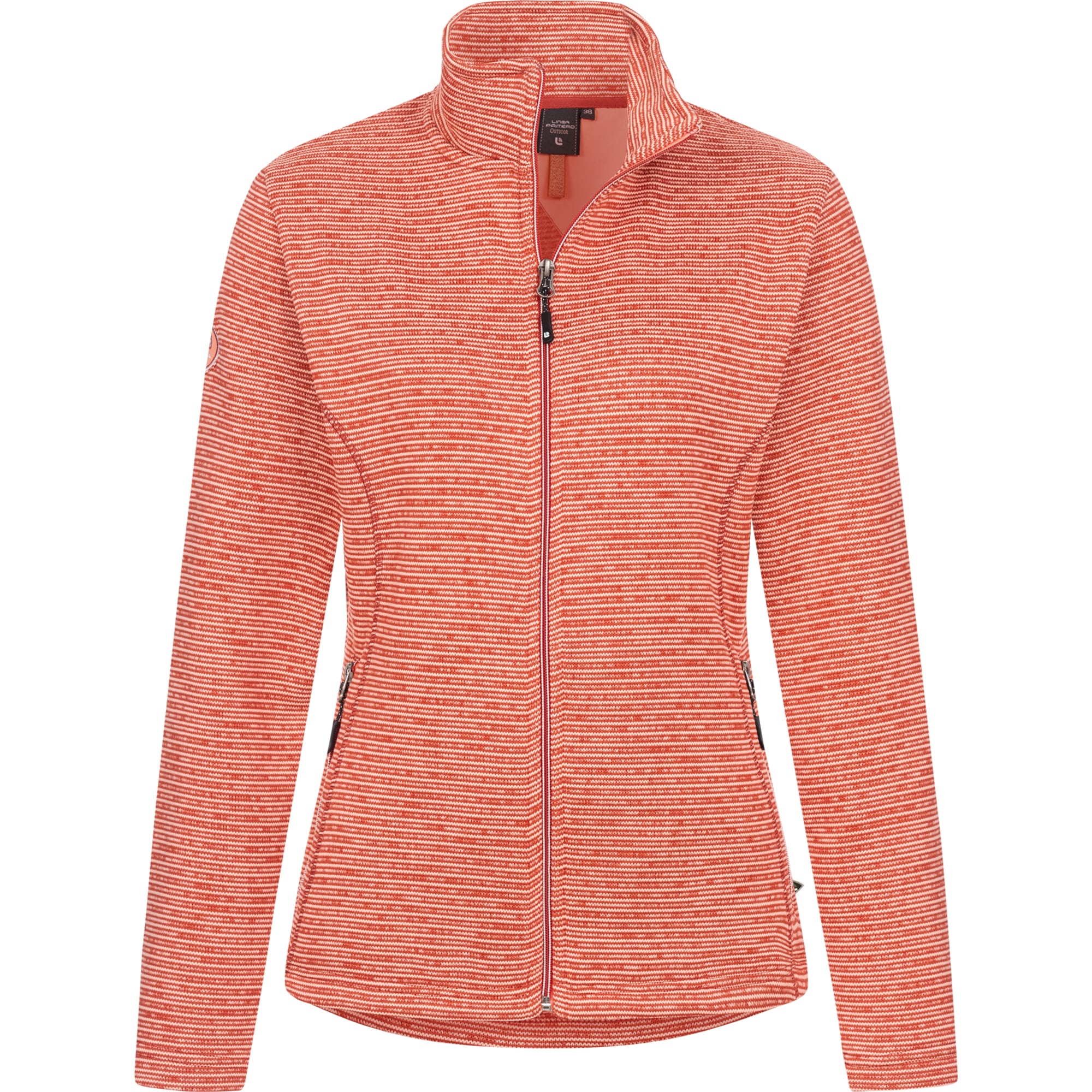 Image of DEPROC Active Strickfleecejacke "CALEDONIA WOMEN" Kontrastreissverschluss