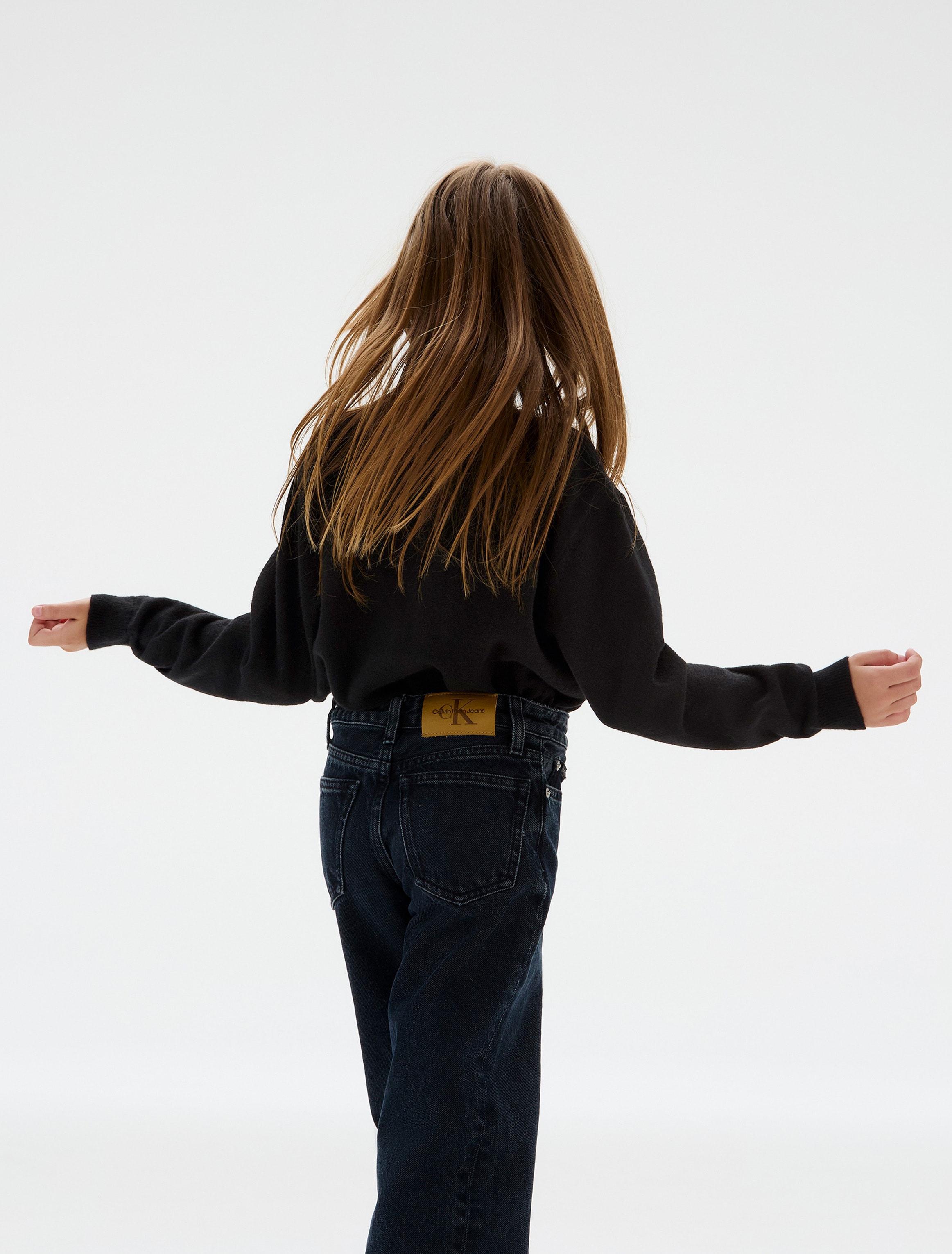 Calvin Klein Jeans 5-Pocket-Jeans »BARREL SALT&PEPPER GREY«, für Kinder bis 16 Jahre