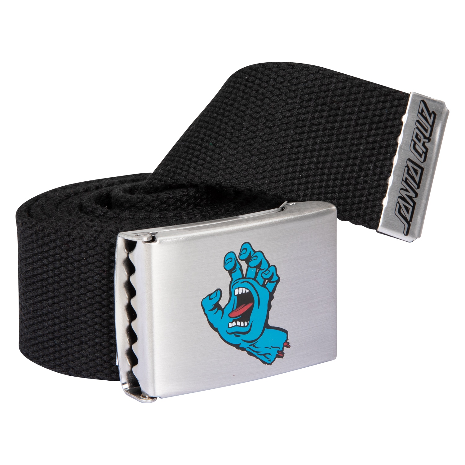 Image of Santa Cruz Stoffgürtel "SCREAMING MINI HAND BELT" aus Polyester, sportlicher Stil