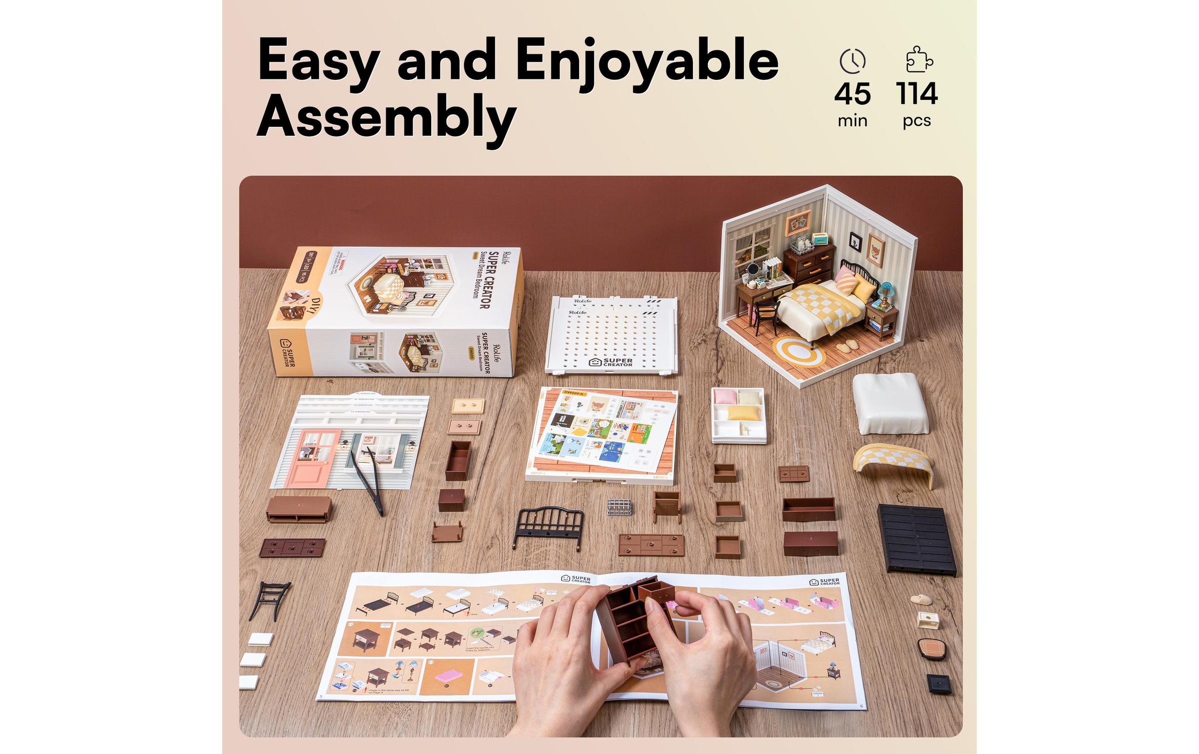   Kit de modèles réduits »RoboTime Sweet Dream Bedroom«