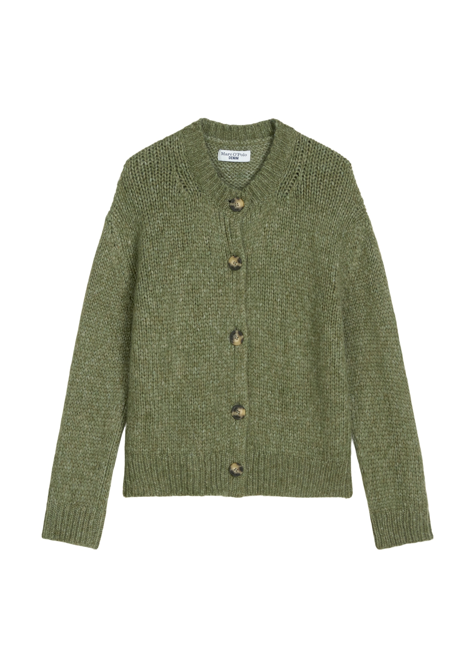 Marc O'Polo DENIM Cardigan »relaxed«, aus kuschligem Schurwolle-Alpakawolle-Mix