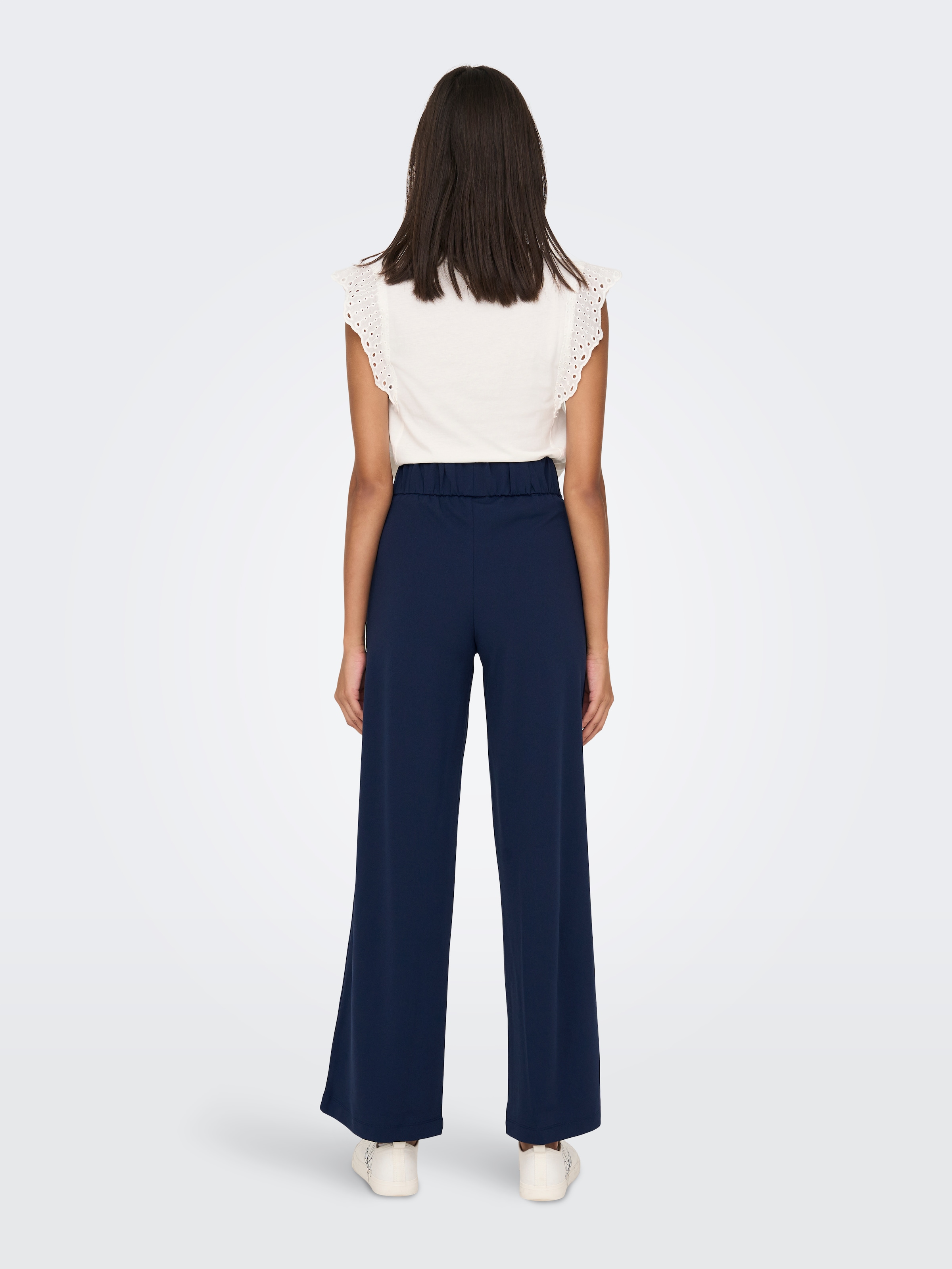 JDY Jerseyhose »JDYGEGGO NEW LONG PANT JRS NOOS«, mit dekorativem Riegel vorne am Bund