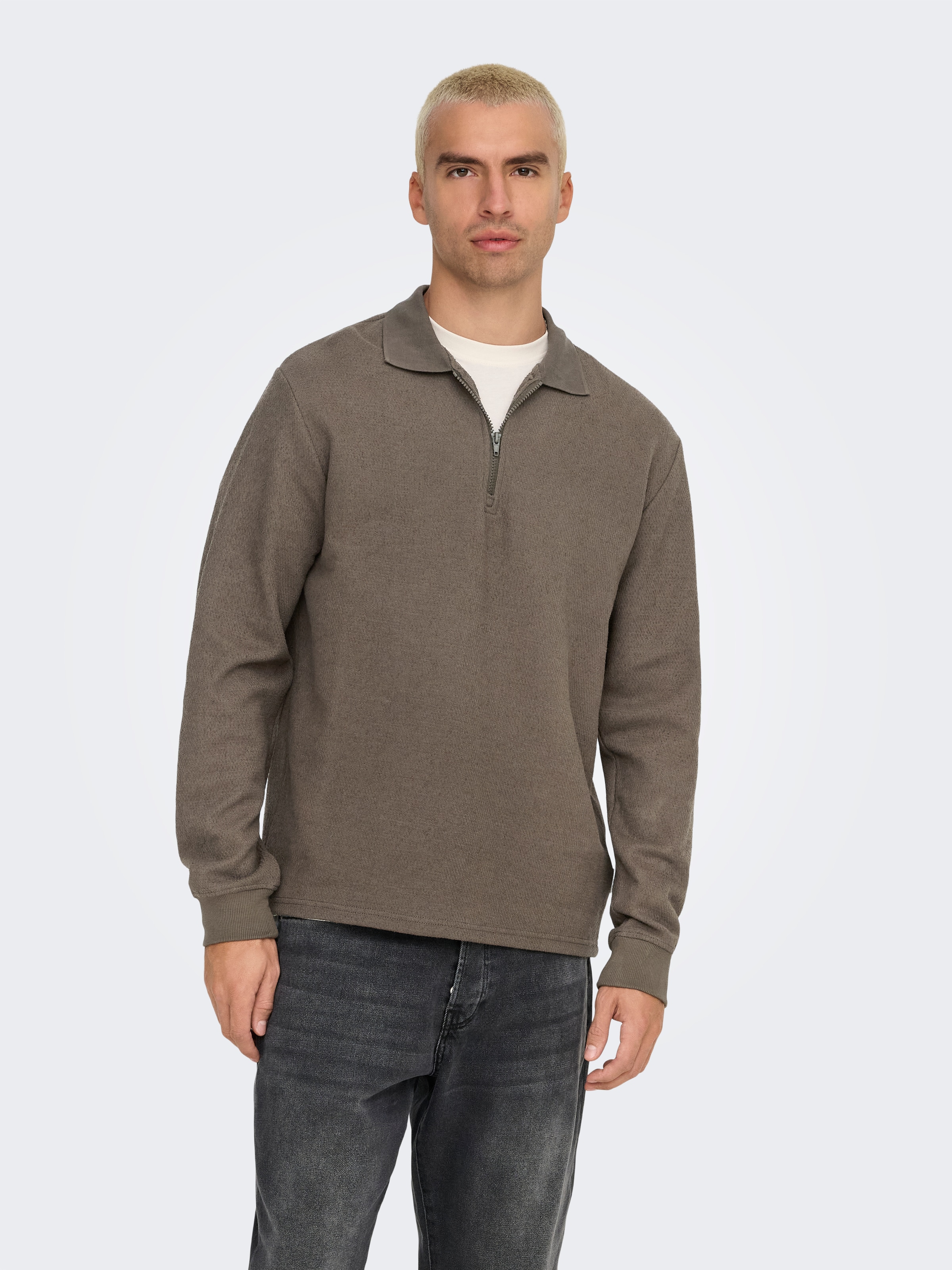 Image of ONLY & SONS Poloshirt "ONSTREVOR REG LS POLO"