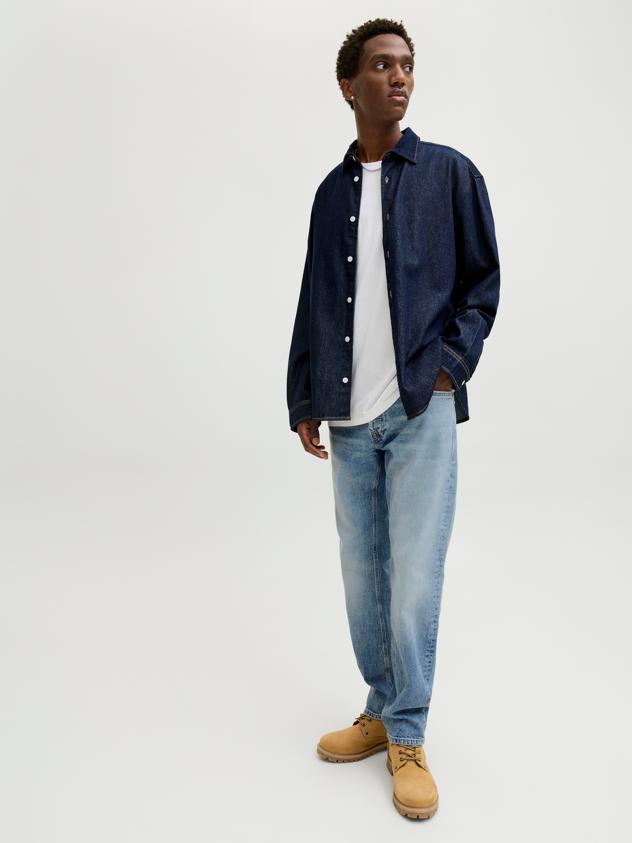 Jack & Jones Jeans taille basse »JJIMIKE JJWELLS JJ« Baumwollmischung, comfort fit