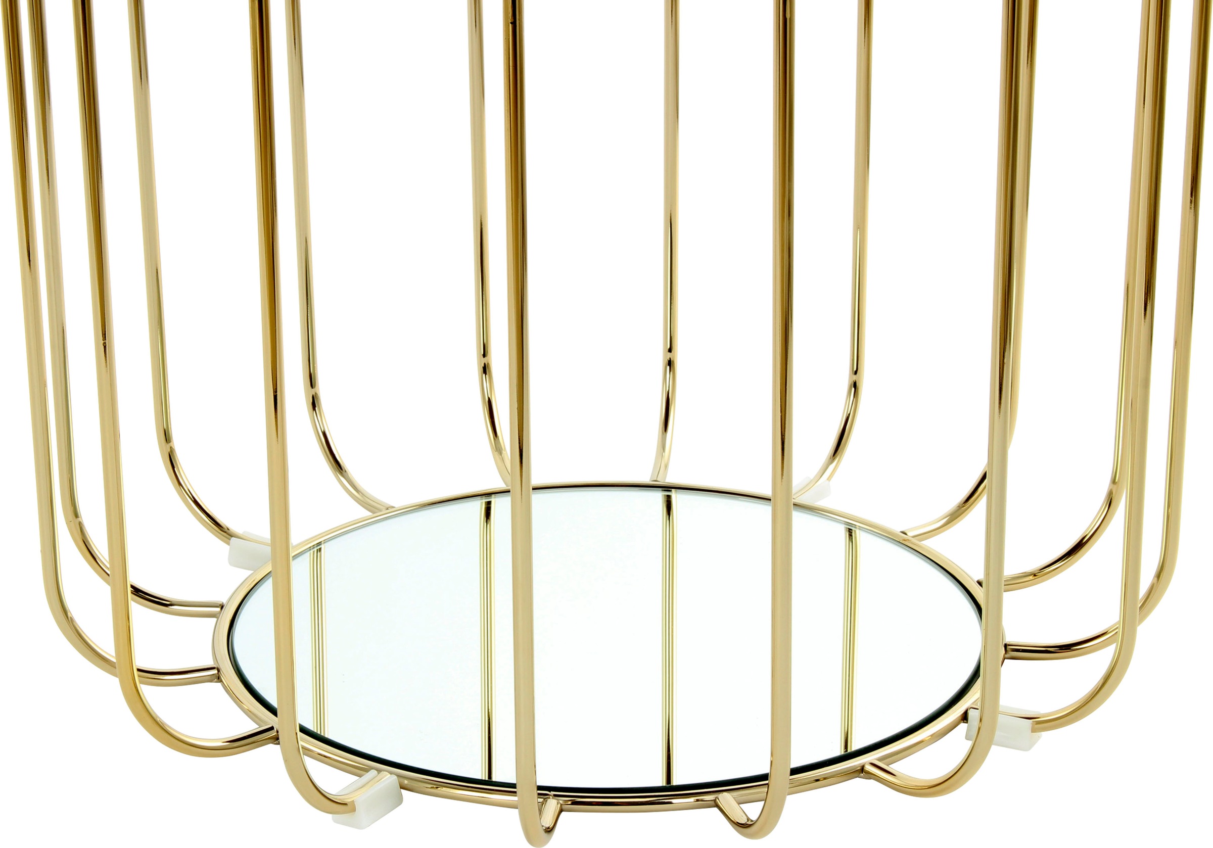 Kayoom Beistelltisch "Pouf Comfortable 110, abnehmbares und wendbares Oberteil" 1 Stk. tlg. praktisch umzuwandeln in Tisch oder Hocker, mit Spiegelglas