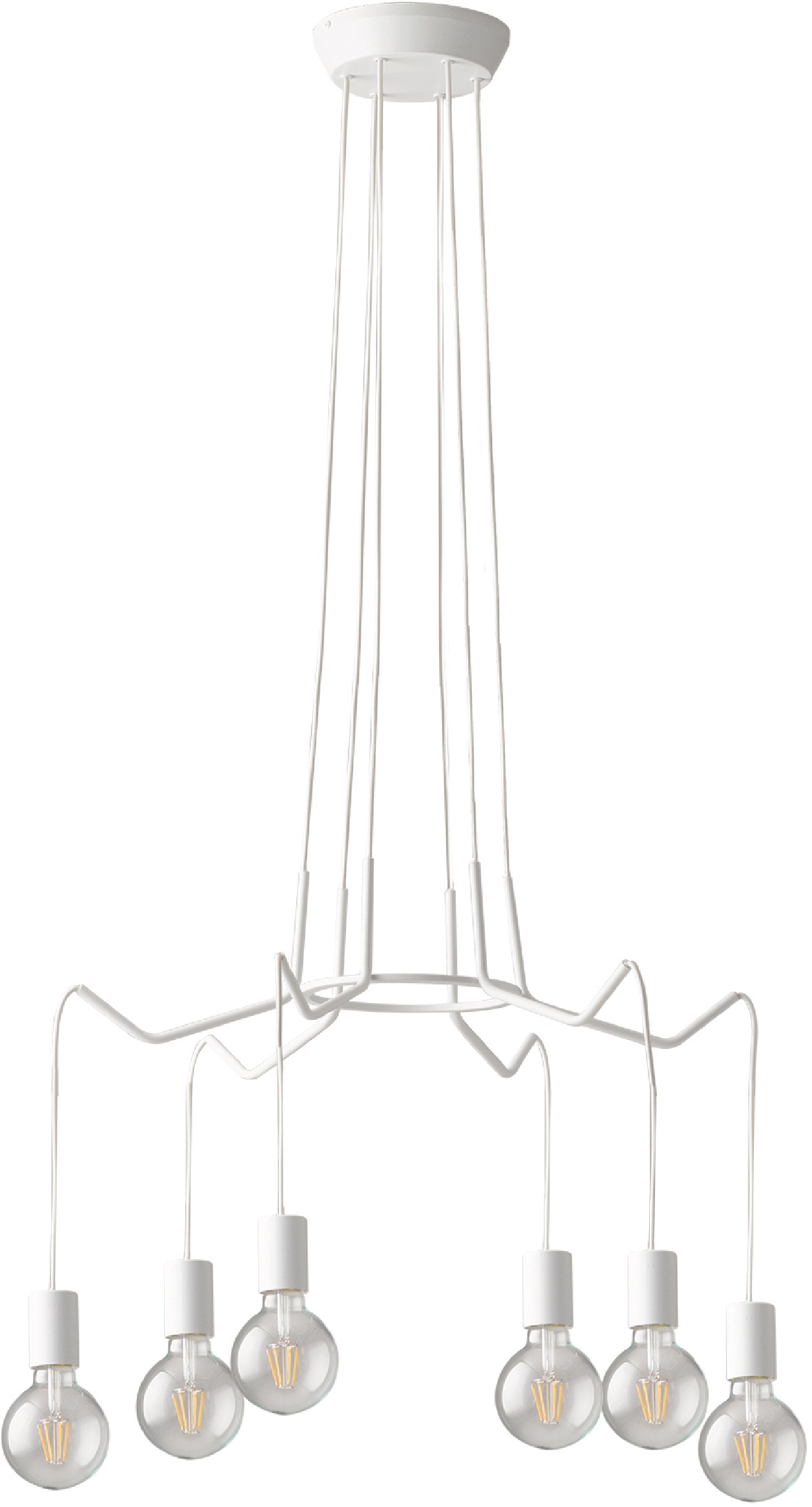 Image of LUCE Design Kronleuchter »I-HABITAT-S6 BCO«, E27, 1 St. bei Ackermann Versand Schweiz