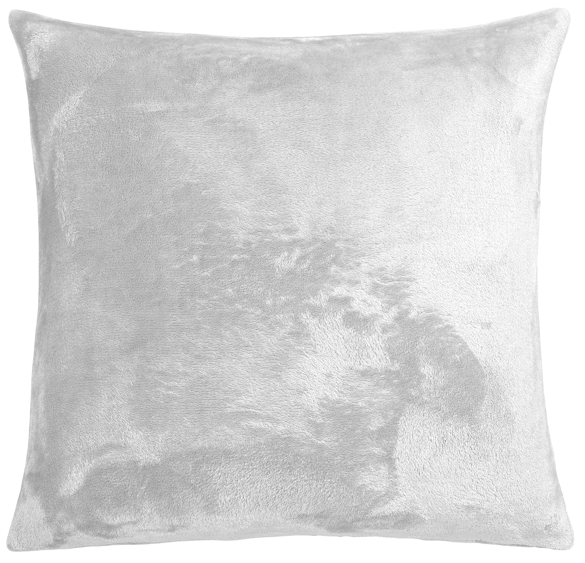 GOODproduct Coussin décoratif »Jil« en polaire super douce, housses de coussin sans rembourrage, lot de 2