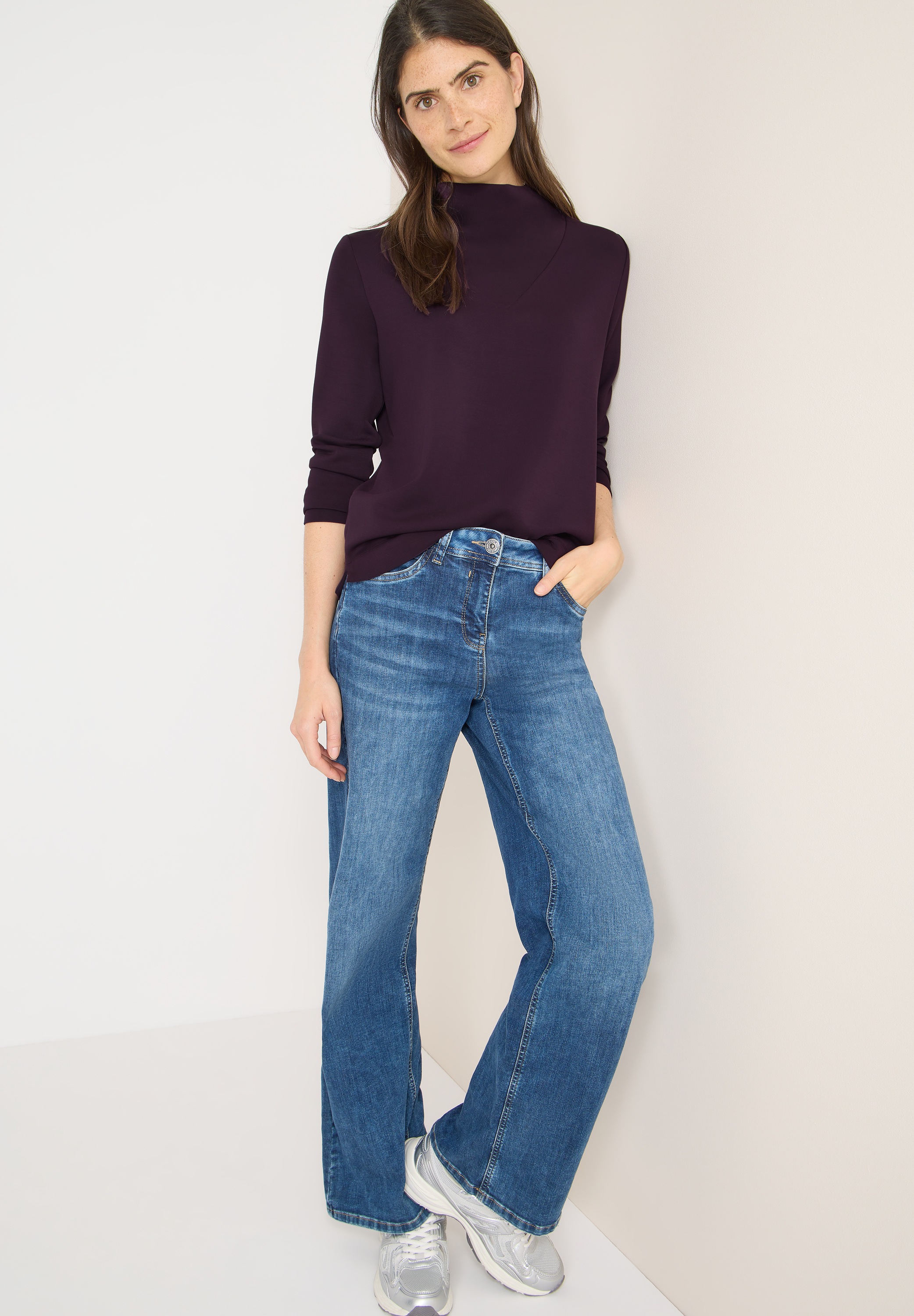 Cecil Pull à col montant mit grossem Kragen