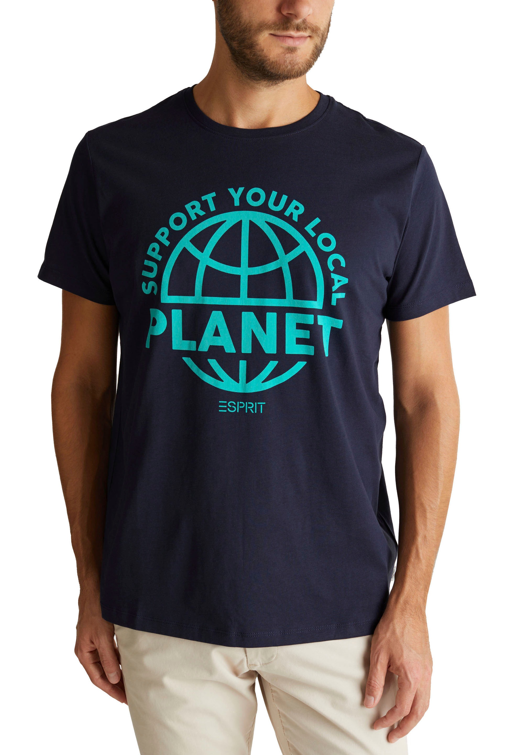 Image of Esprit T-Shirt, mit grossem Frontprint bei Ackermann Versand Schweiz