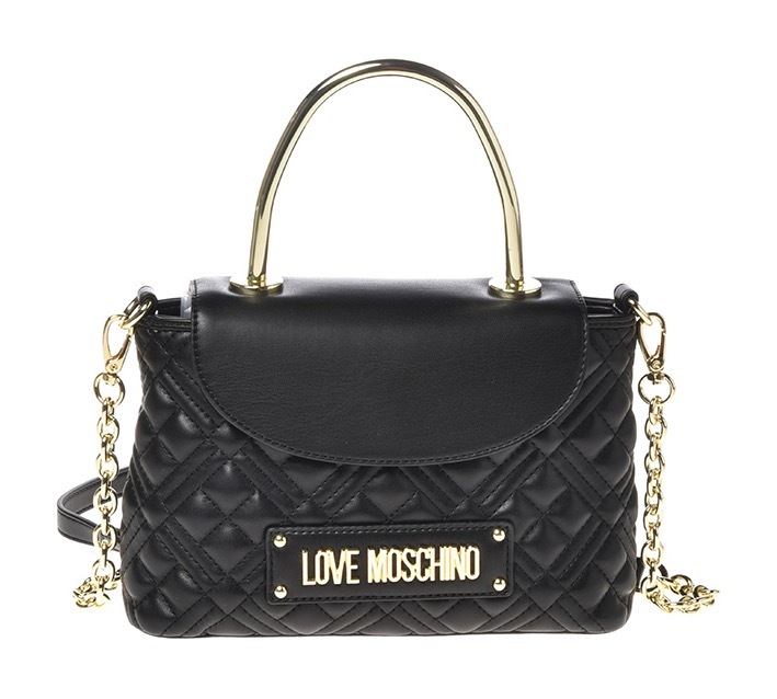 Image of LOVE MOSCHINO Henkeltasche, mit modischer Steppung und goldfarbenen Kettendetails bei Ackermann Versand Schweiz