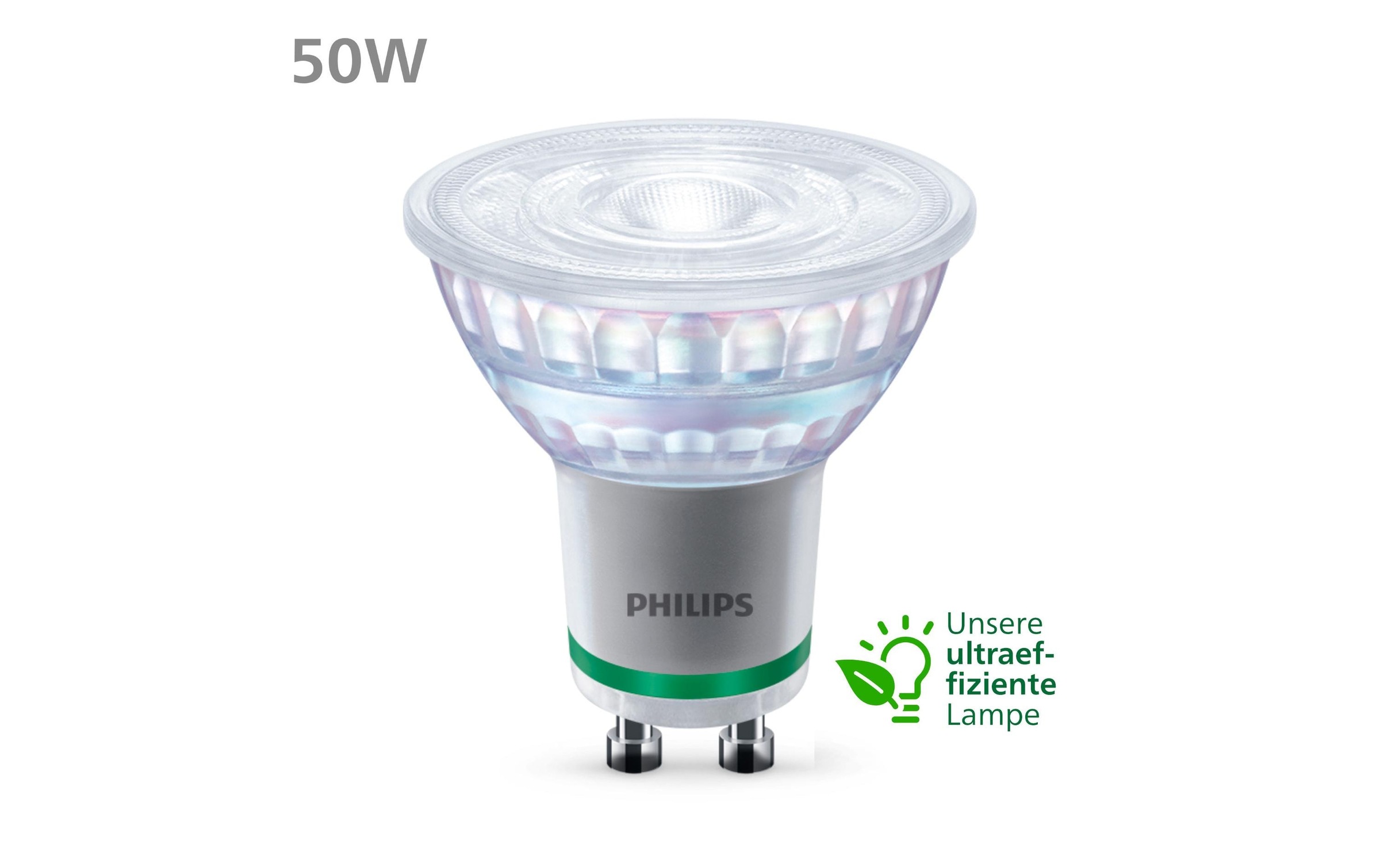 Philips LED-Leuchtmittel »LED CLA 50W GU10 WW 36D ND UE 3CT/6 EC«, GU10, 1 St., Warmweiss