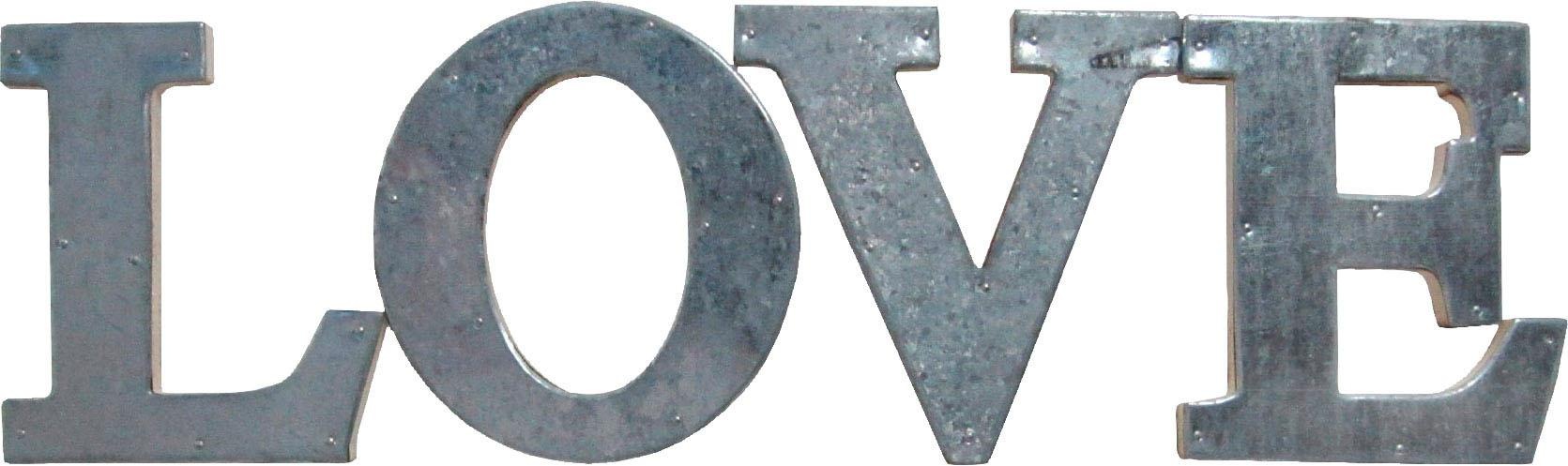 Image of Creativ home Dekoobjekt »LOVE«, (4 St.), 4er Set bei Ackermann Versand Schweiz