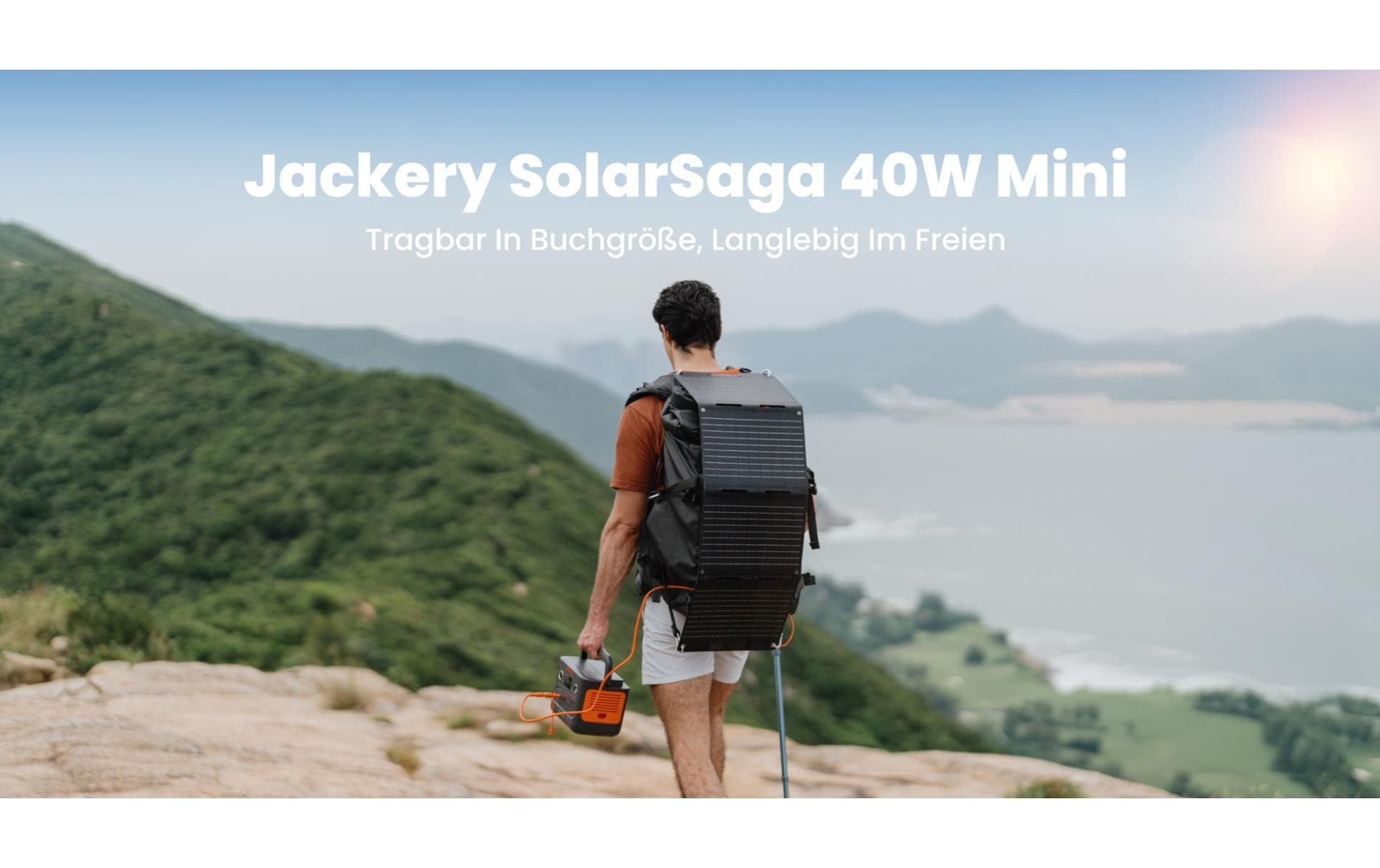 Jackery Solarmodul »Solar Saga 40 40 W« Tragbares Mini‑Solarmodul