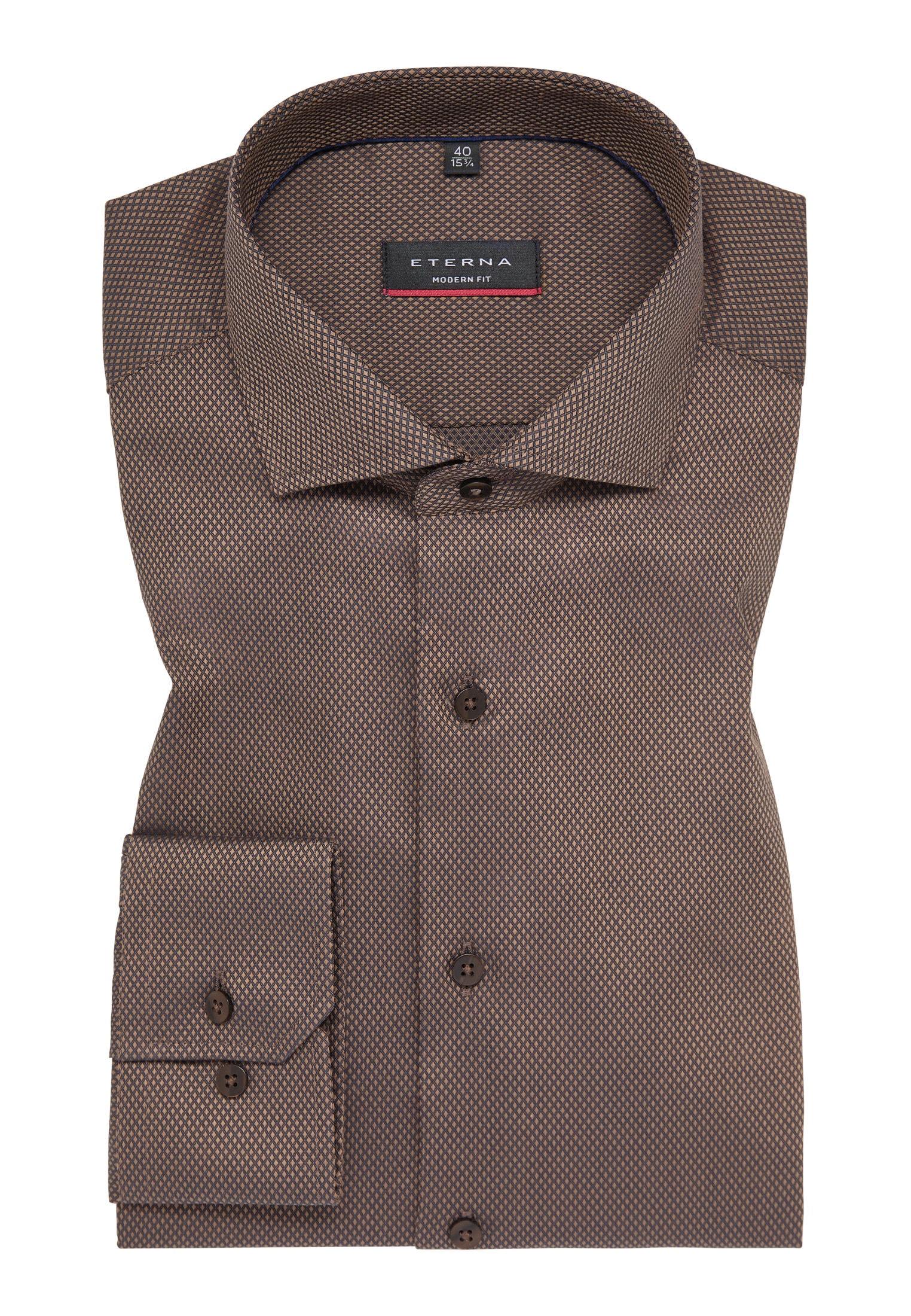 Eterna Langarmhemd »MODERN FIT« NON IRON (bügelfrei)